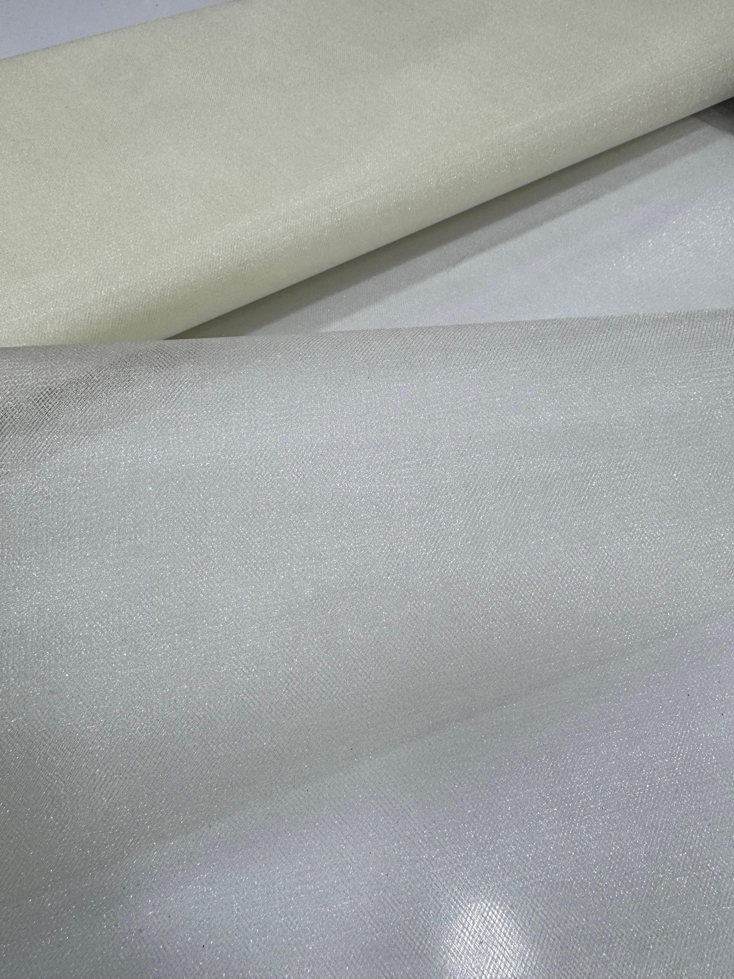 SÜSLEMELİK KRİSTAL TÜL EN 300cm - KIRIK BEYAZ KRİSTAL TÜL