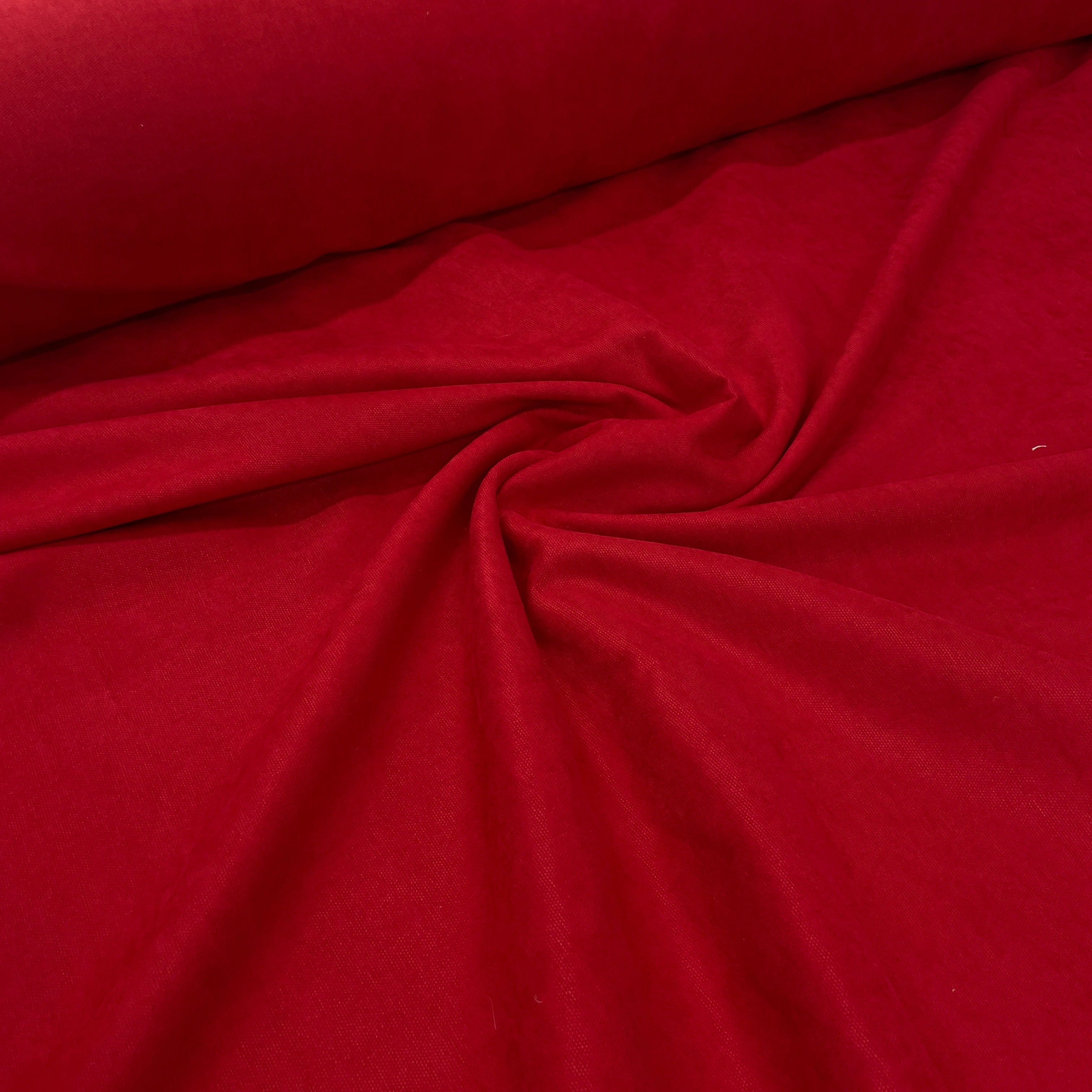 Kırmızı 300cm Eninde Adafon Perdelik & Masa Örtülük Kumaş