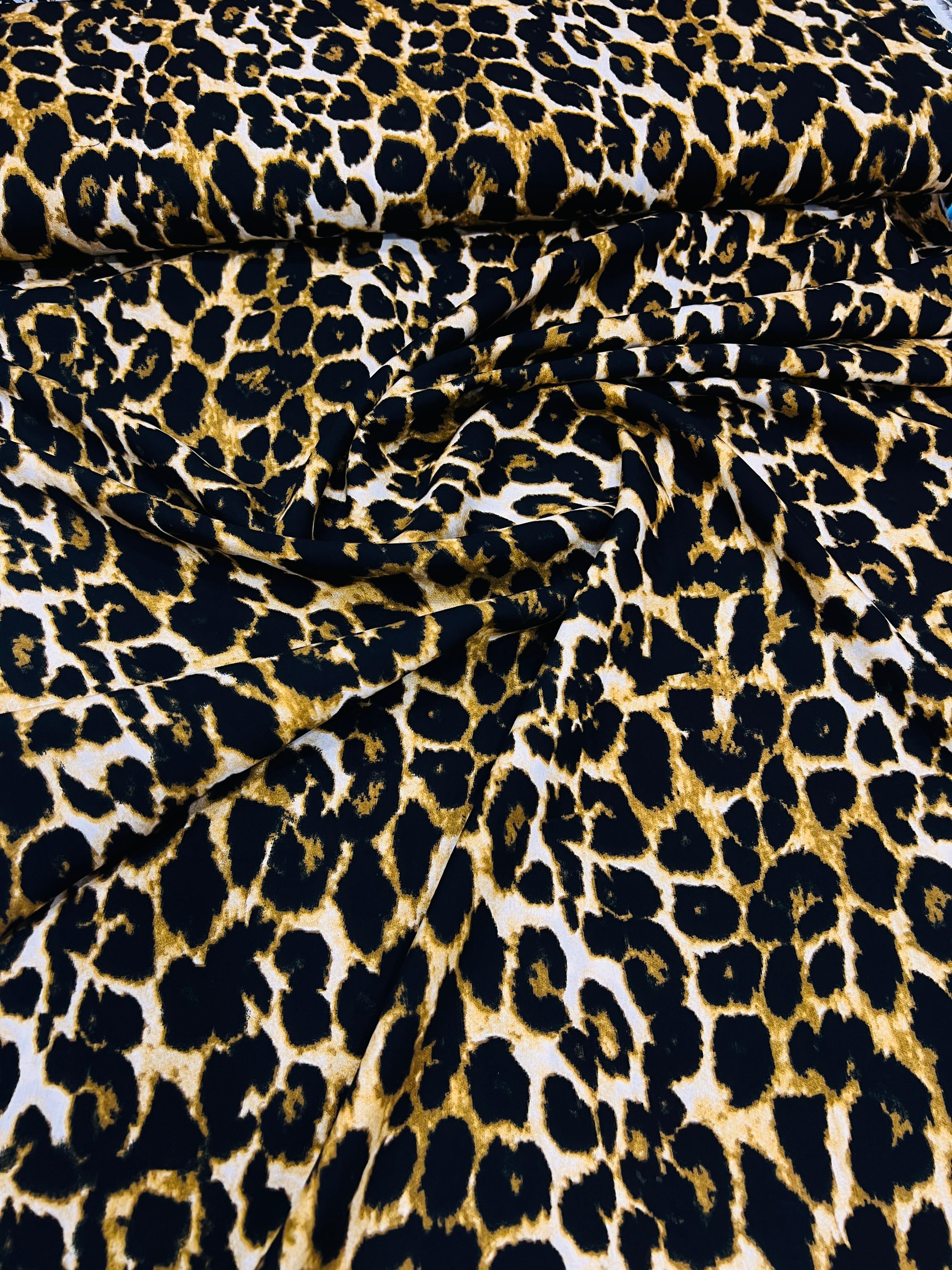 LEOPAR DESENLİ VİSKON
