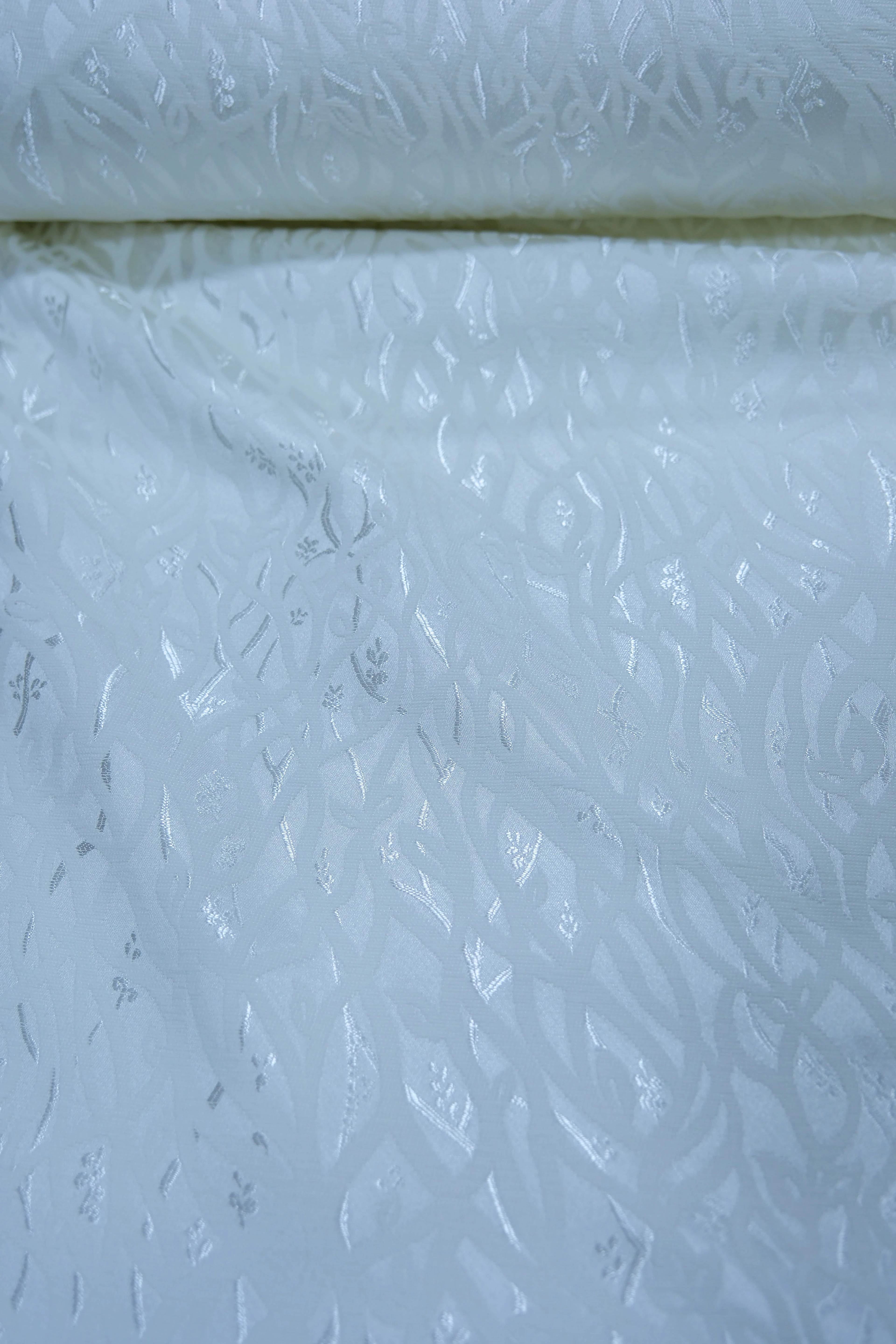 ŞÖNİL PİKE ( ÇEYİZLİK PİKE ) - KIRIK BEYAZ SARMAŞIK