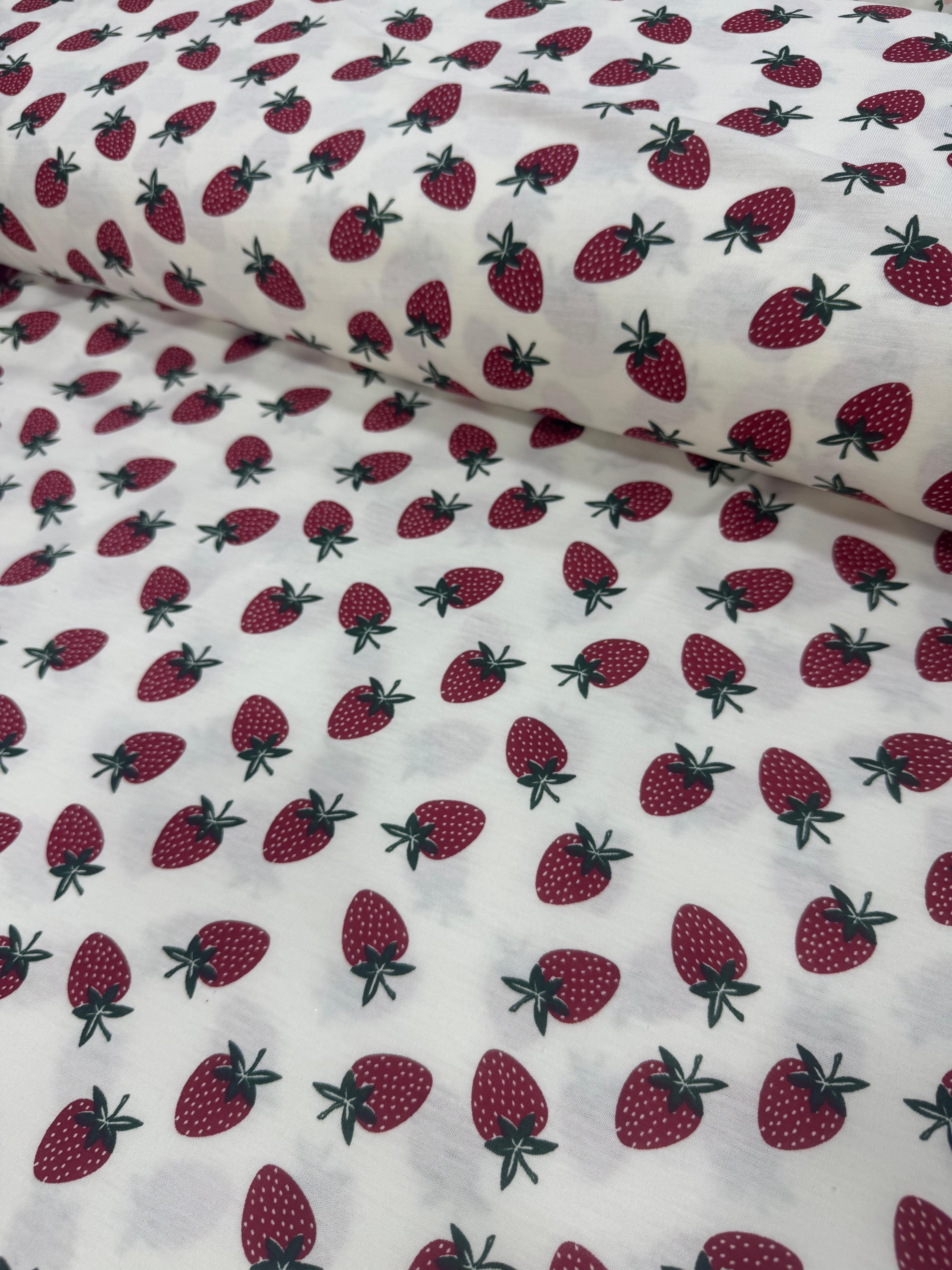DESENLİ PENYE EN 160CM - ÇİLEKLİ PENYE DESENİ