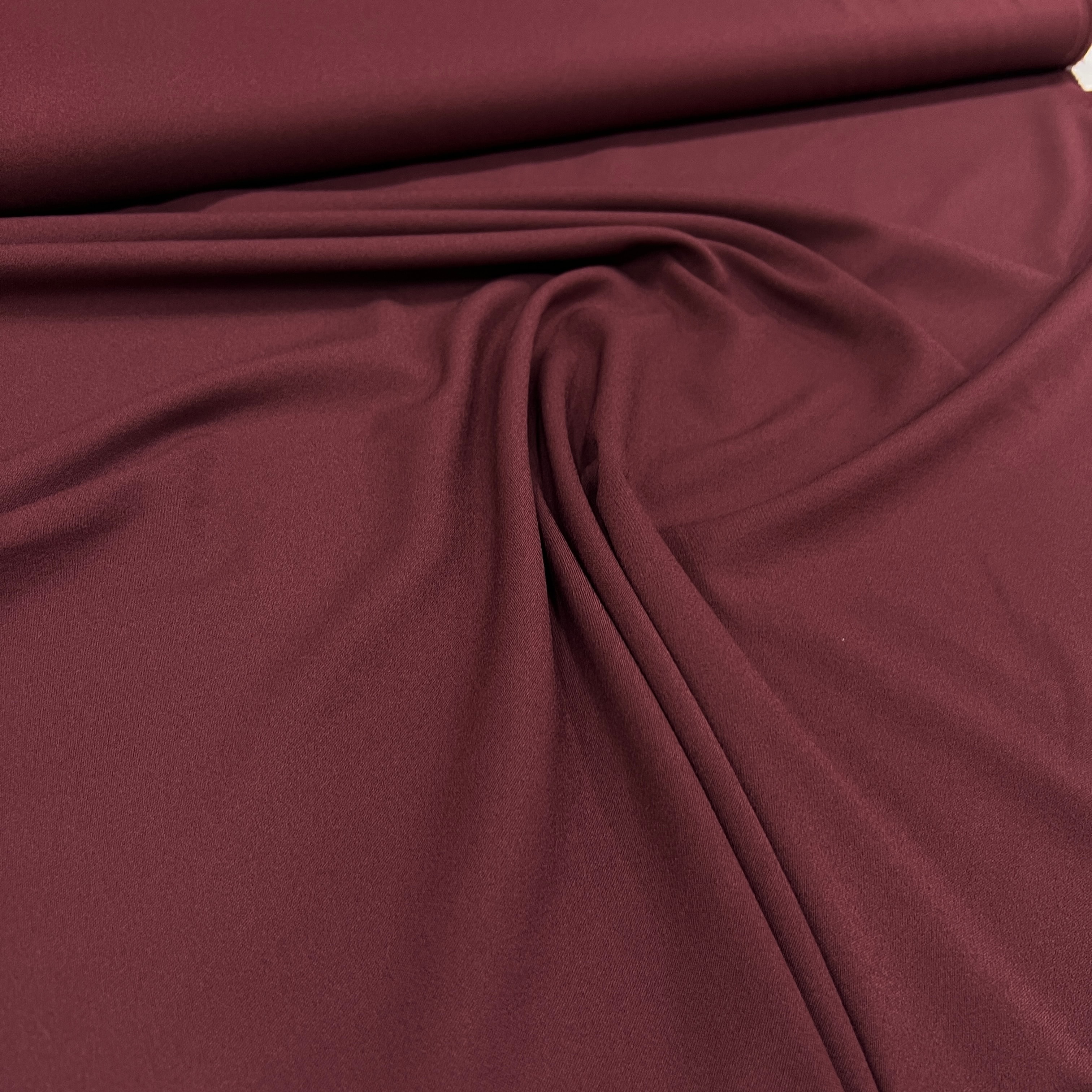 Likralı Pamuk Gabardin Kumaş – Kalın, Tok ve Esnek Doku | Blazer, Pantolon, Etek ve Ceketlik Kumaş - Koyu Kremit