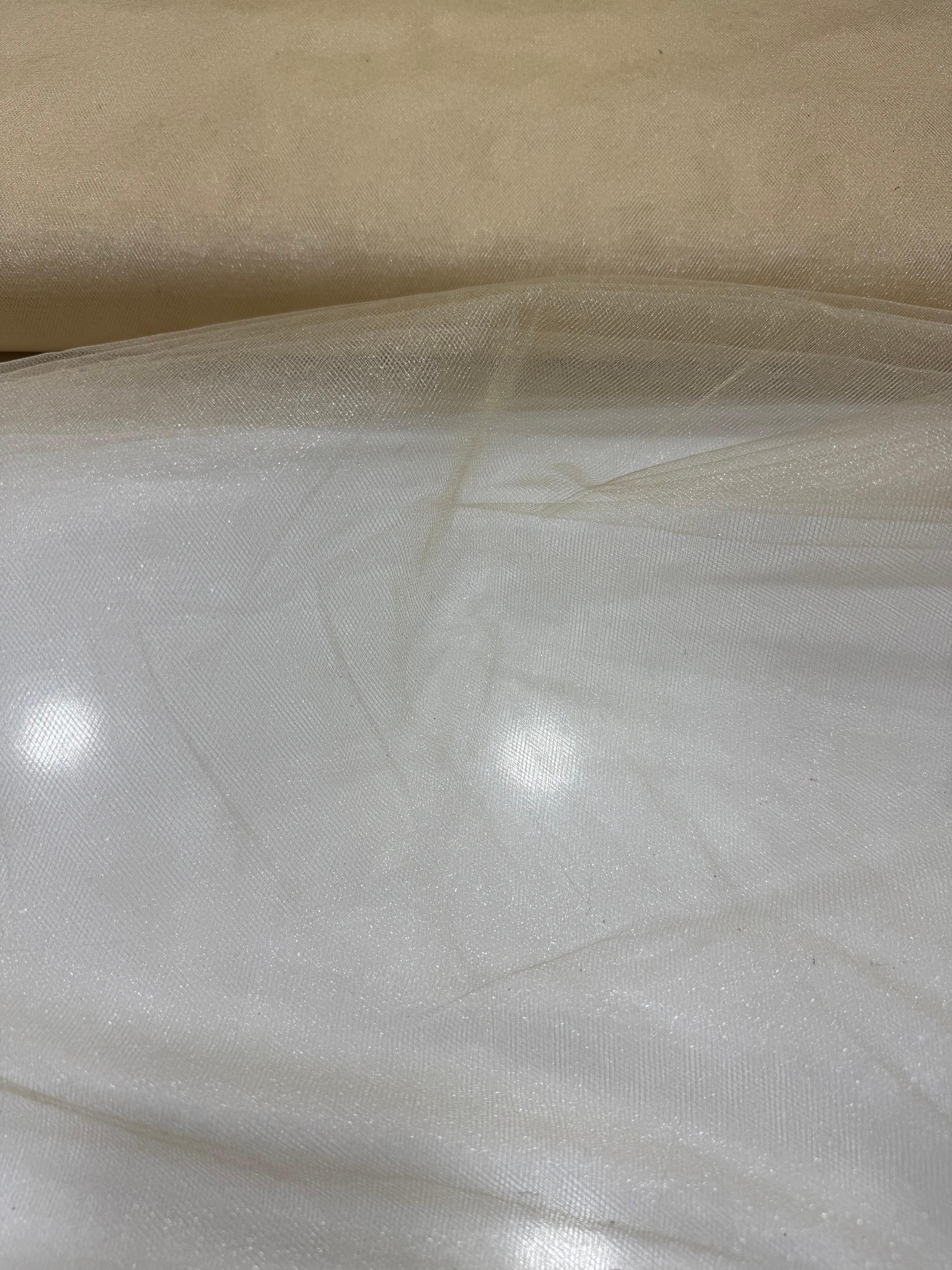 SÜSLEMELİK KRİSTAL TÜL EN 300cm - BEJ KRİSTAL TÜL
