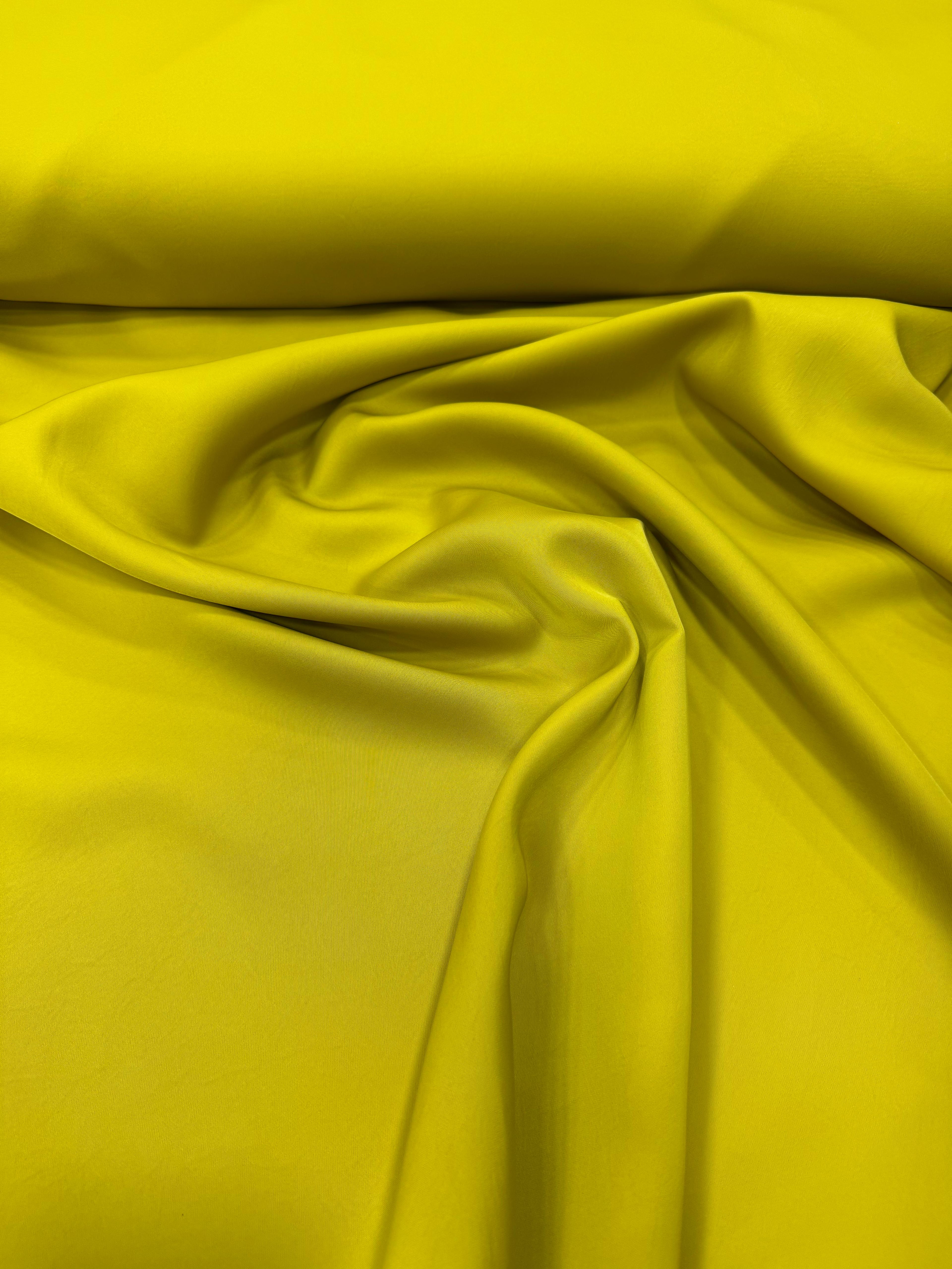 GİYİMLİK PANTOLONLUK ESNEK KUMAŞ EN 150cm - SARI ESNEK KUMAŞ