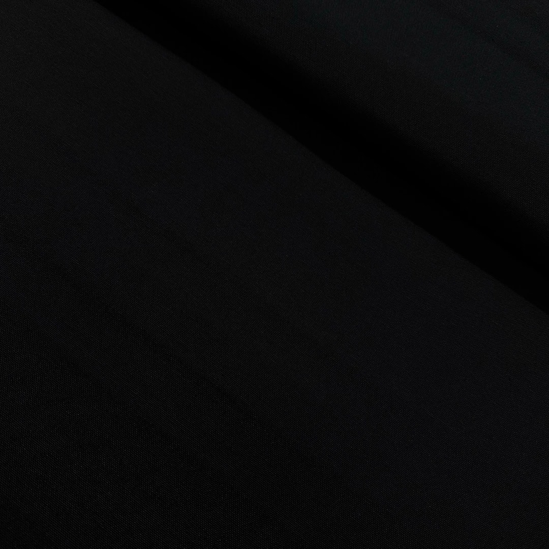 Küçükçalık Düz Renk Duck Bezi - Siyaha Gümüş Sim