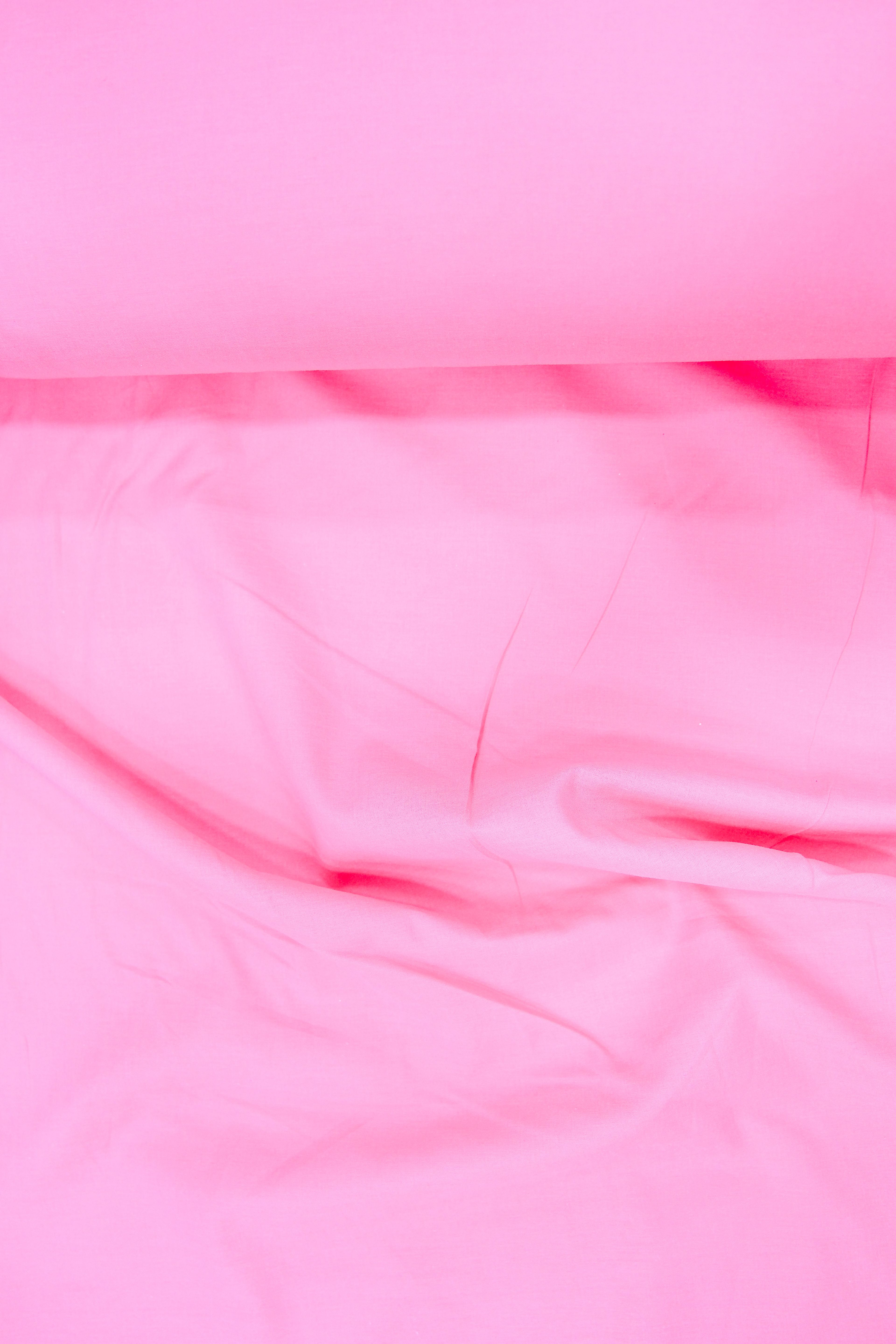 PAMUKLU VUAL KUMAŞ - PEMBE