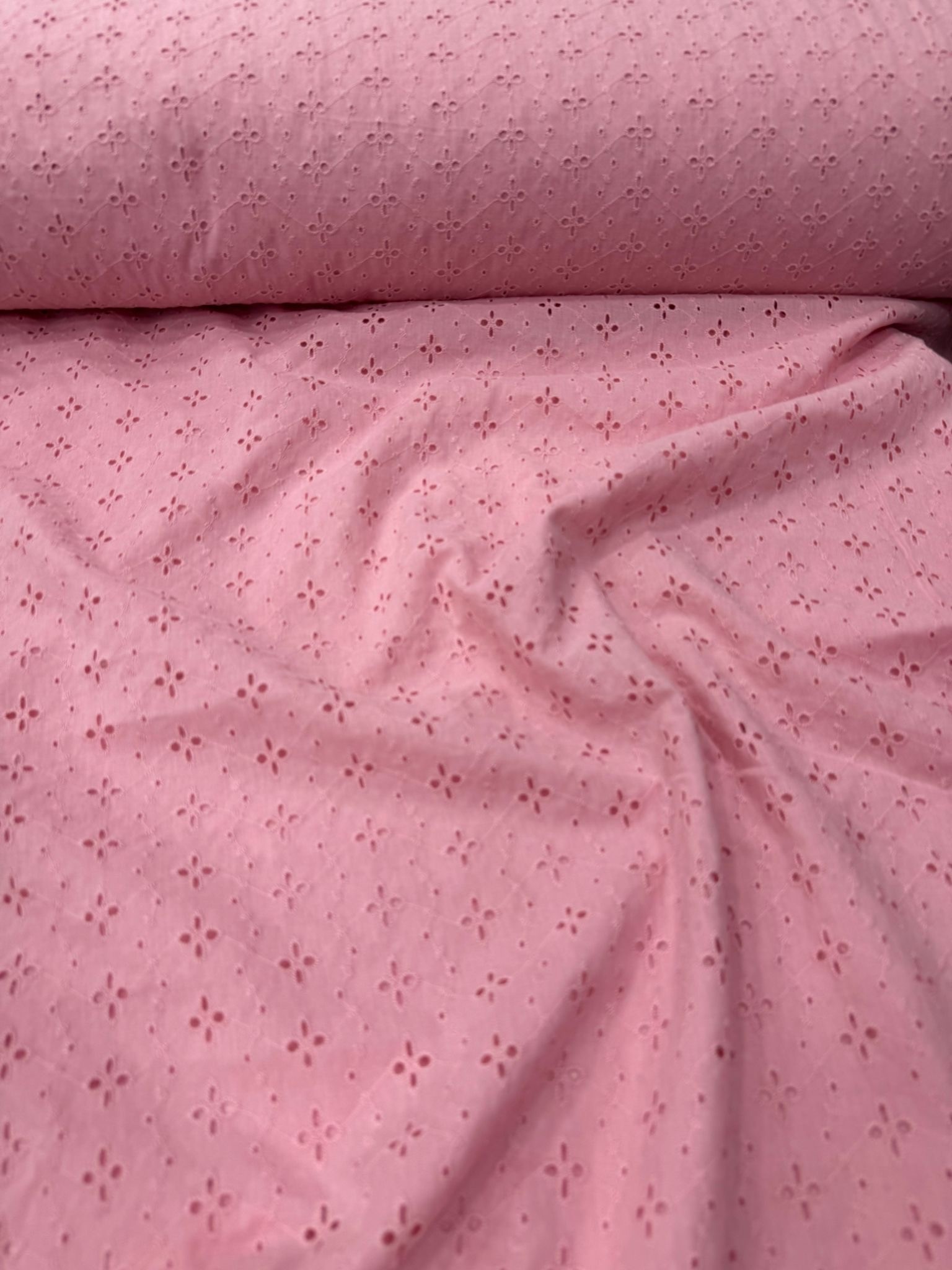 PAMUKLU FİSTO KUMAŞ EN 150cm - PAMUKLU FİSTO PEMBE