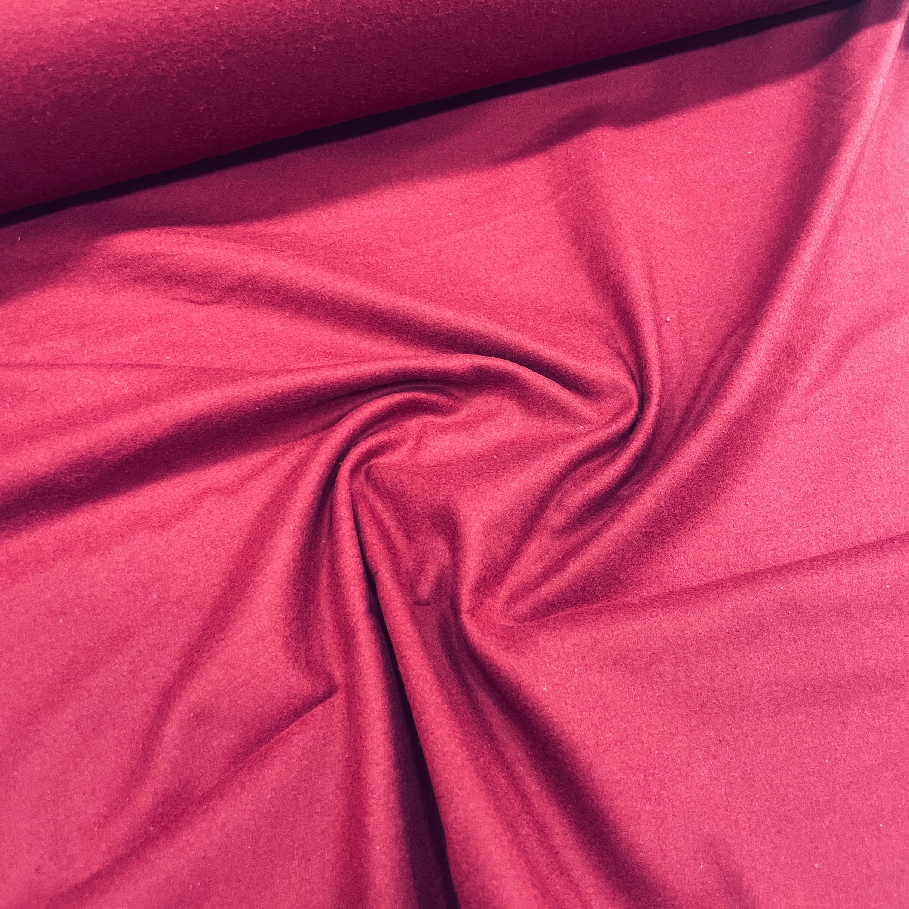 Bordo Elbiselik Düz Renk Pazen Kumaş – 150cm Eninde, %100 Pamuk