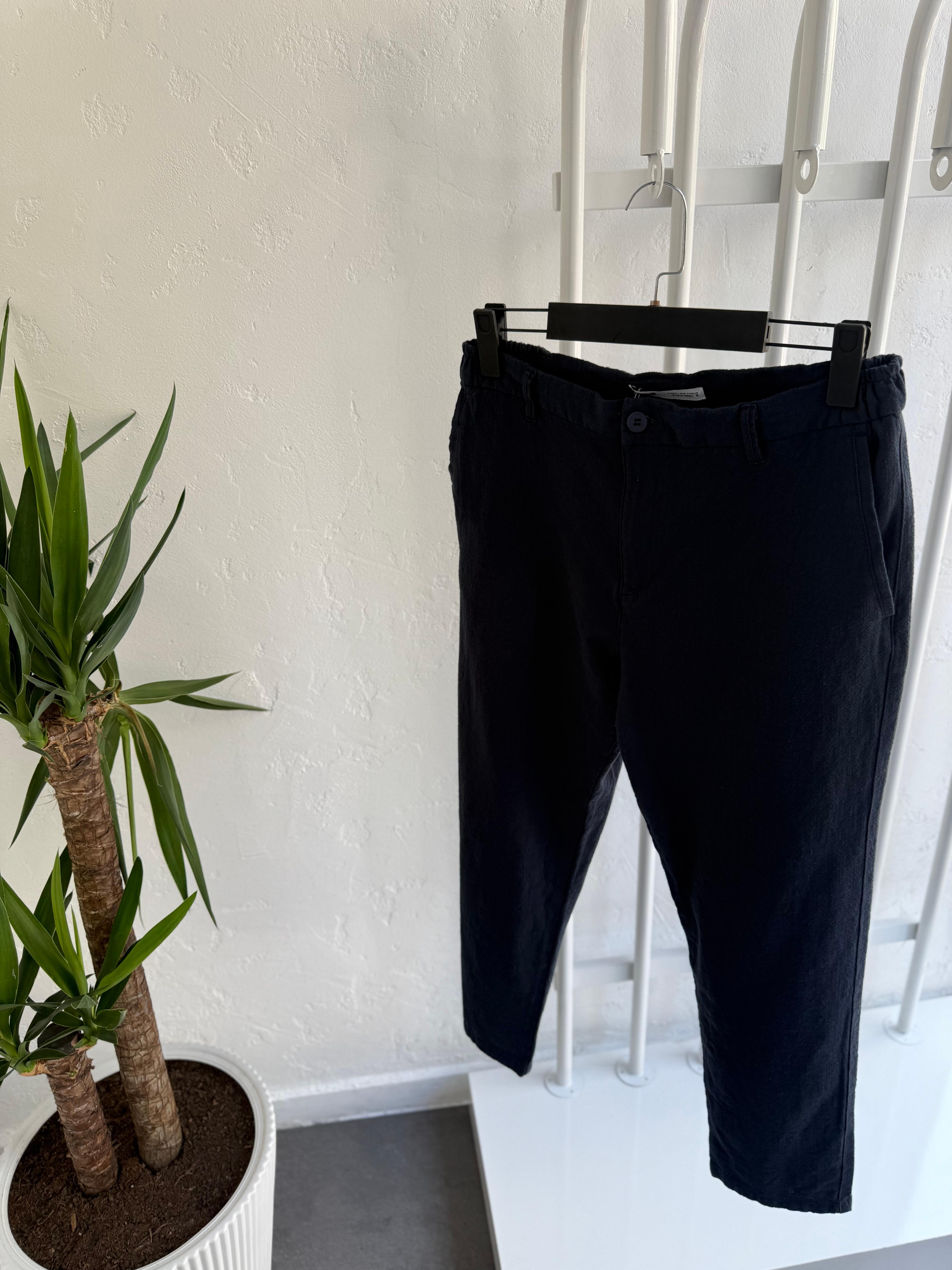 2512 Keten Pantolon Lacivert