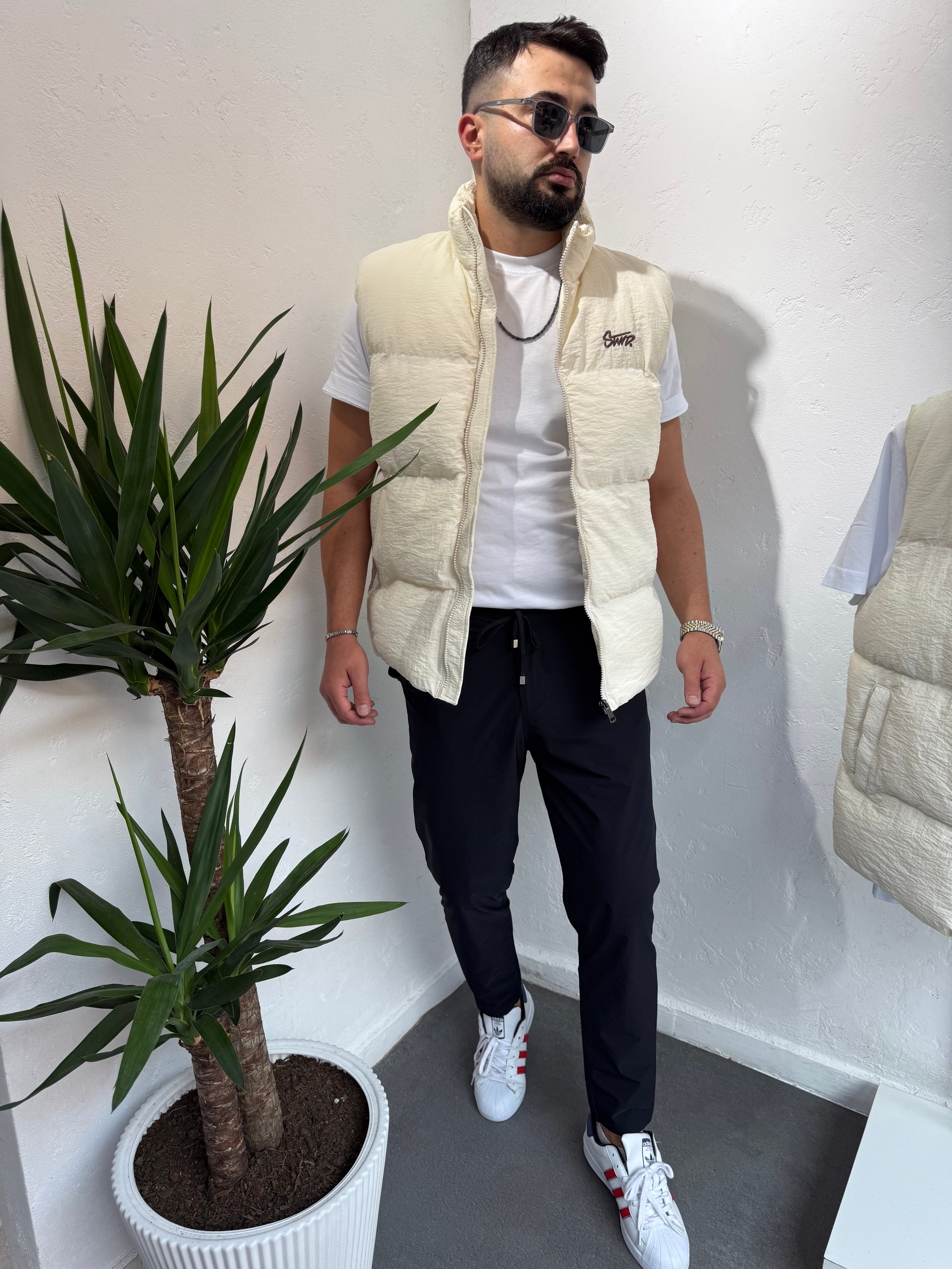 Stwd şişme yelek Krem