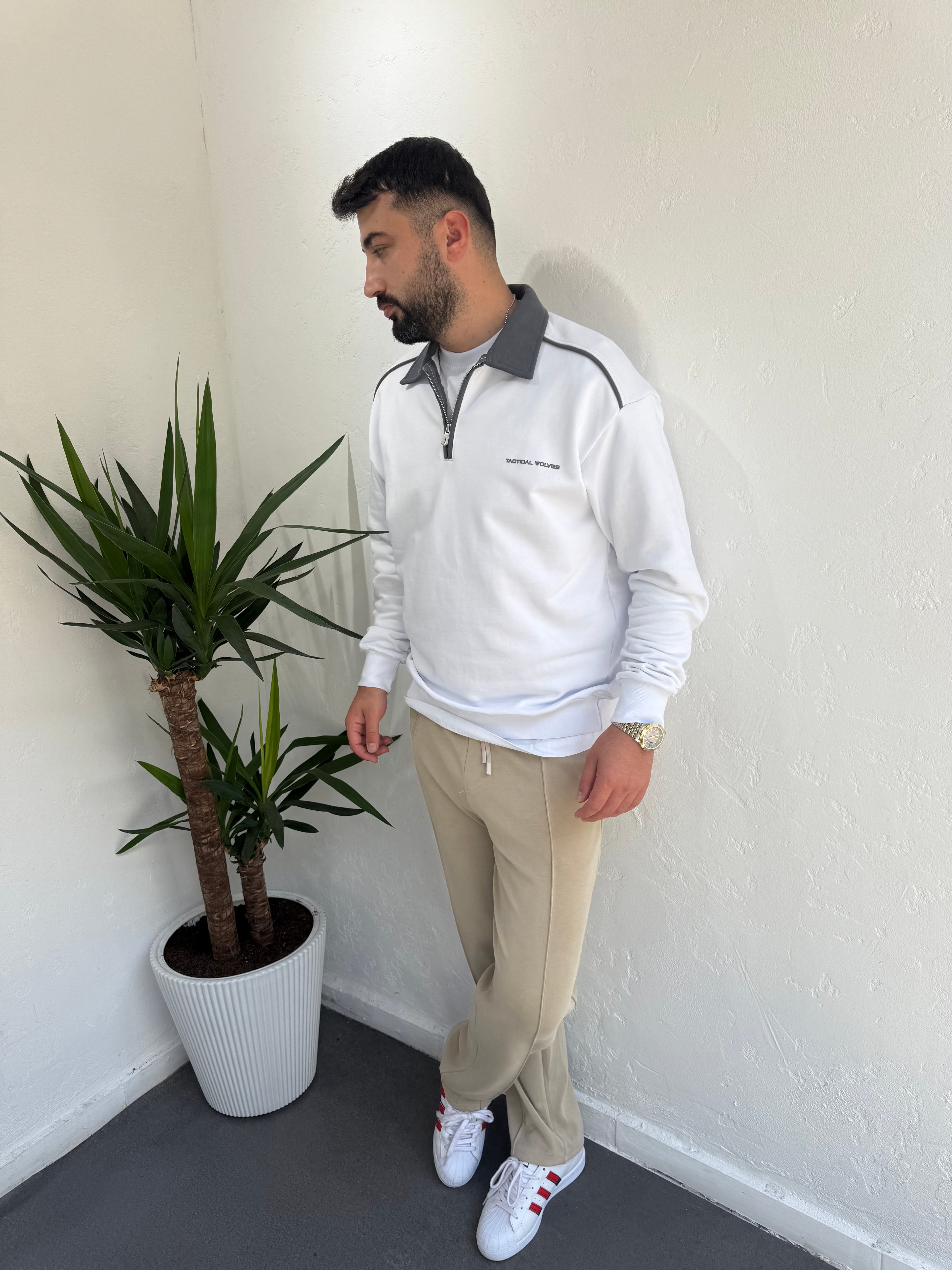 Deep Create More Sweat T-shirt Beyaz