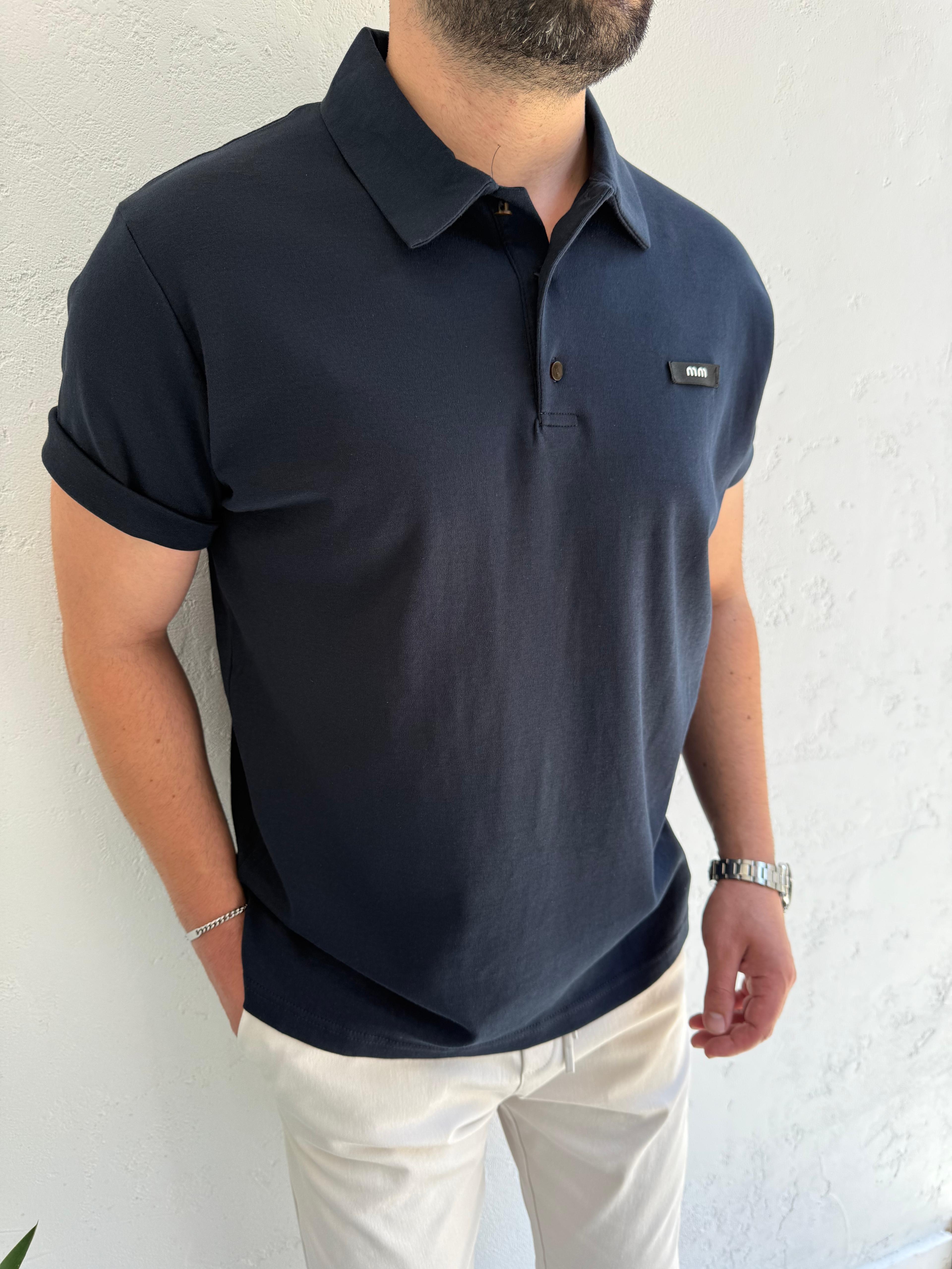 MM Polo Yaka Tshirt Lacivert
