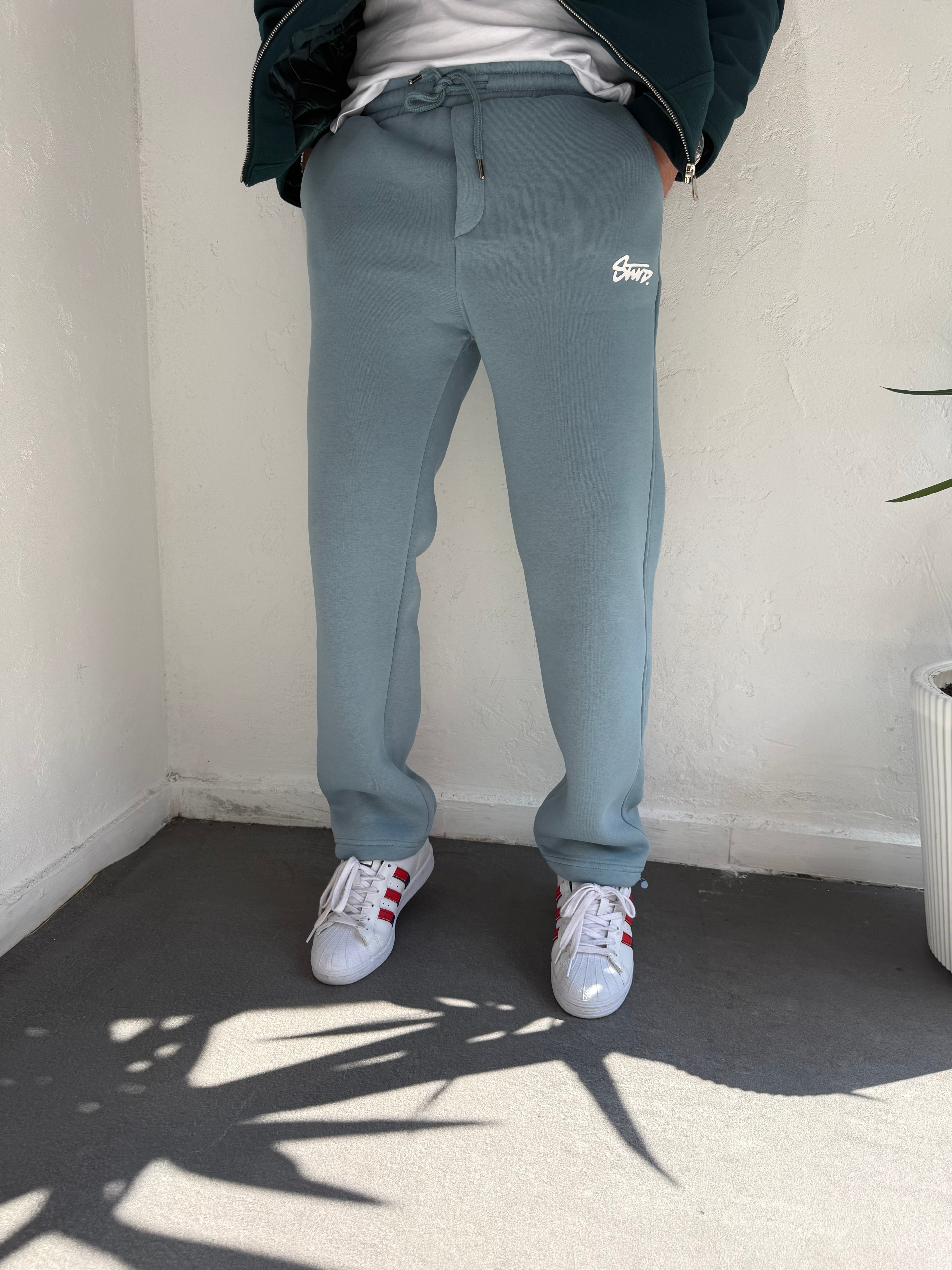 STWD Cotton Eşofman Altı Bebe Mavisi