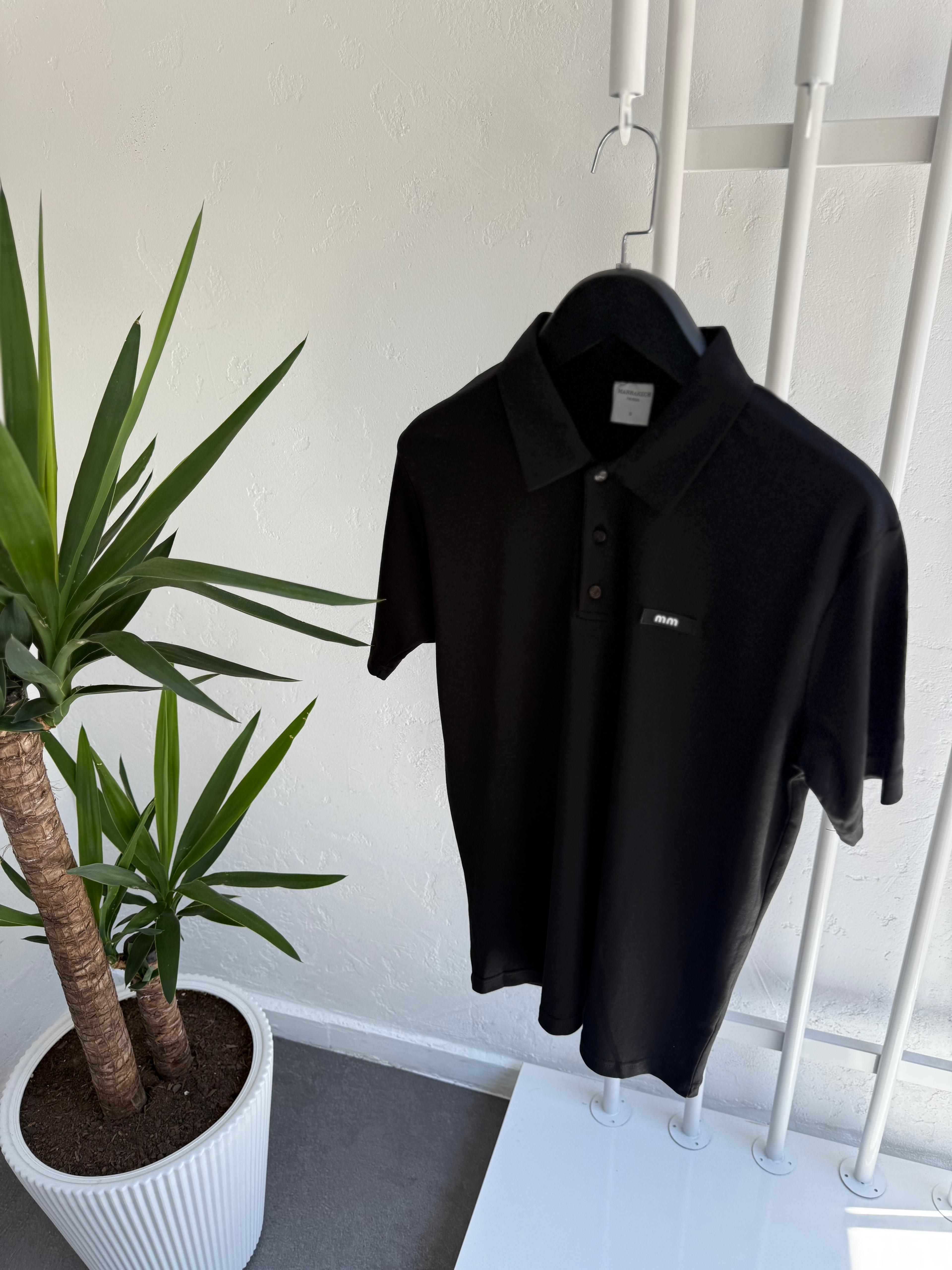 MM Polo Yaka Tshirt Siyah