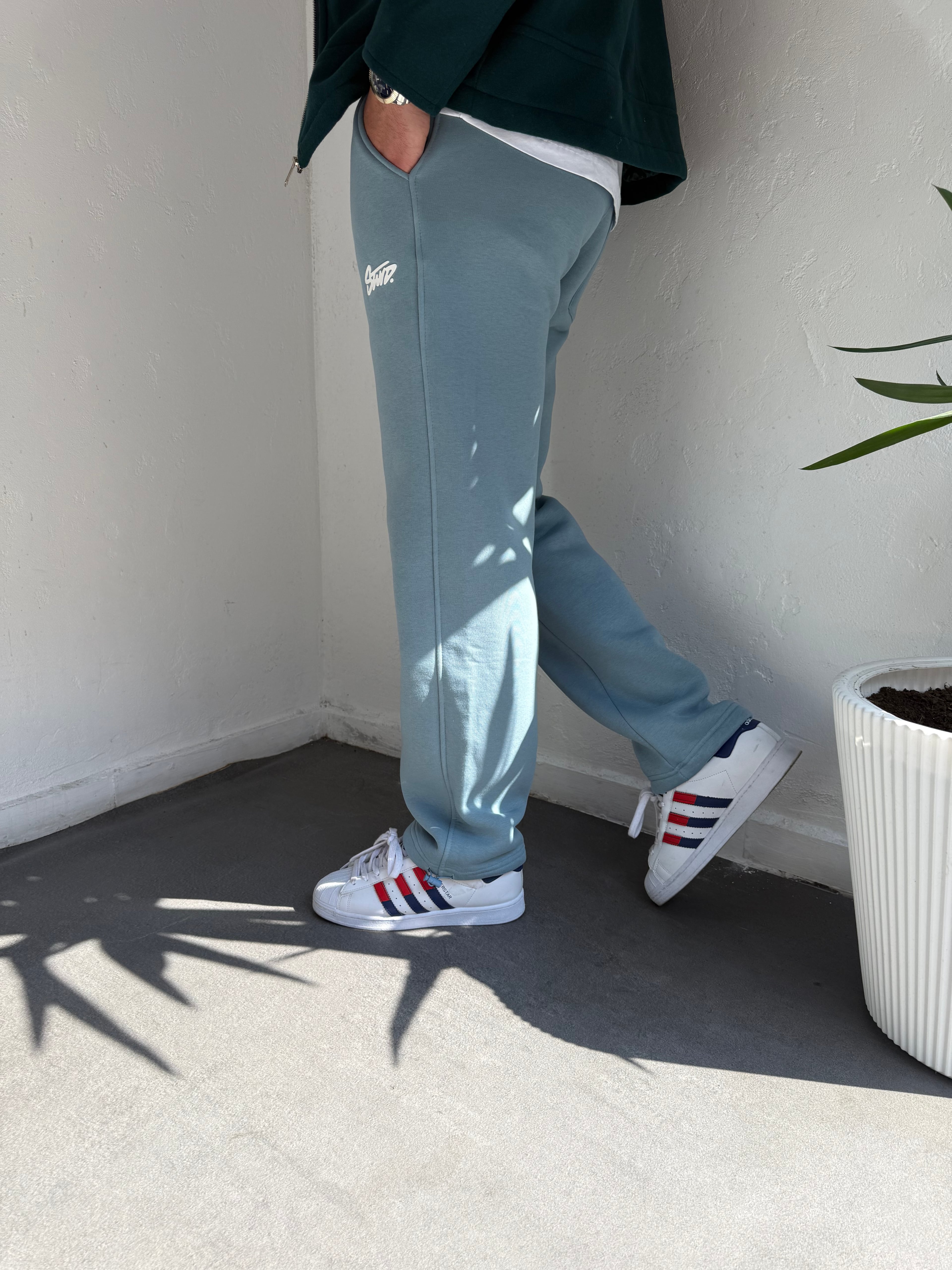 STWD Cotton Eşofman Altı Bebe Mavisi