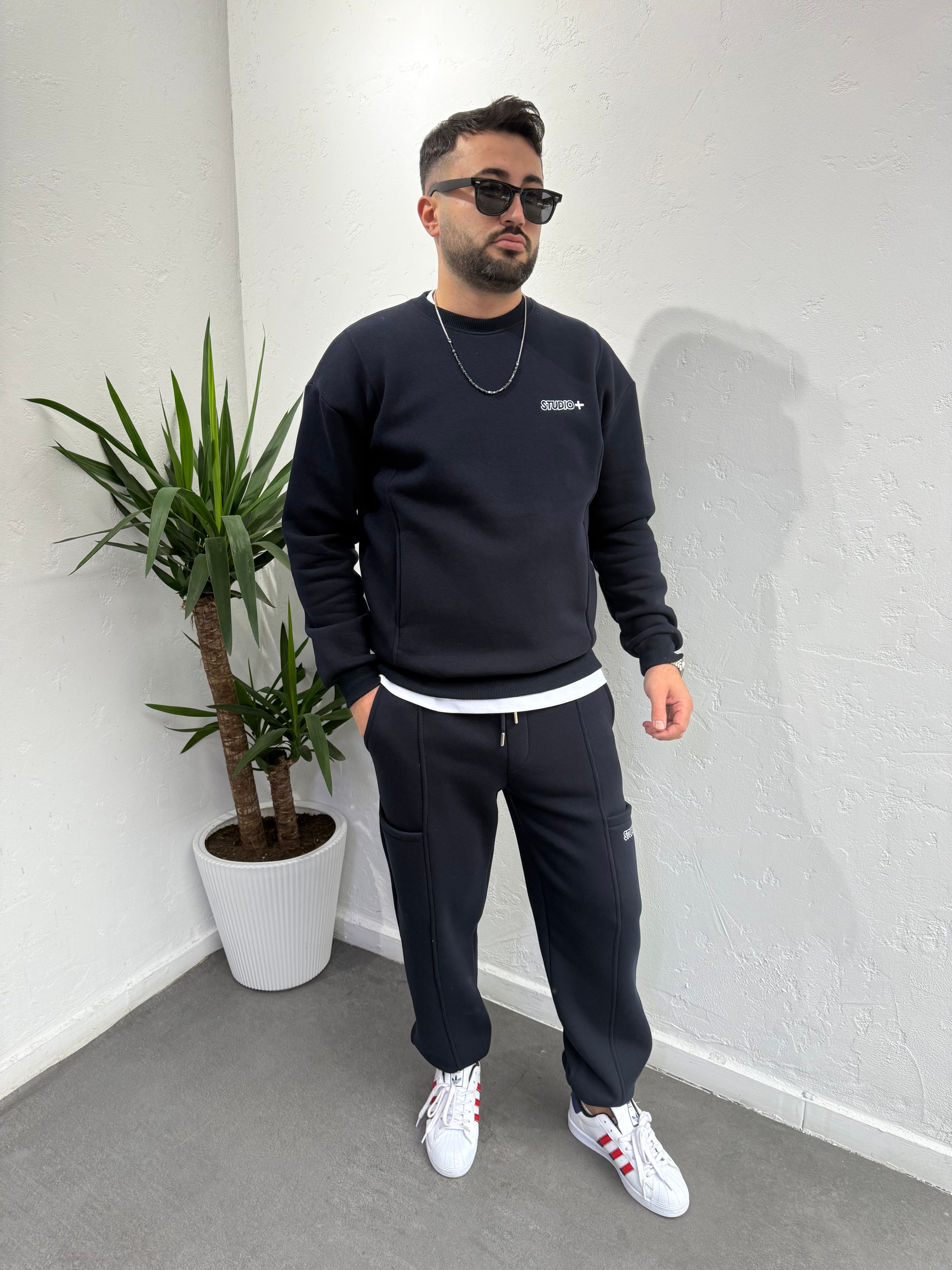 Studio+ Baggy Eşofman Takımı Lacivert