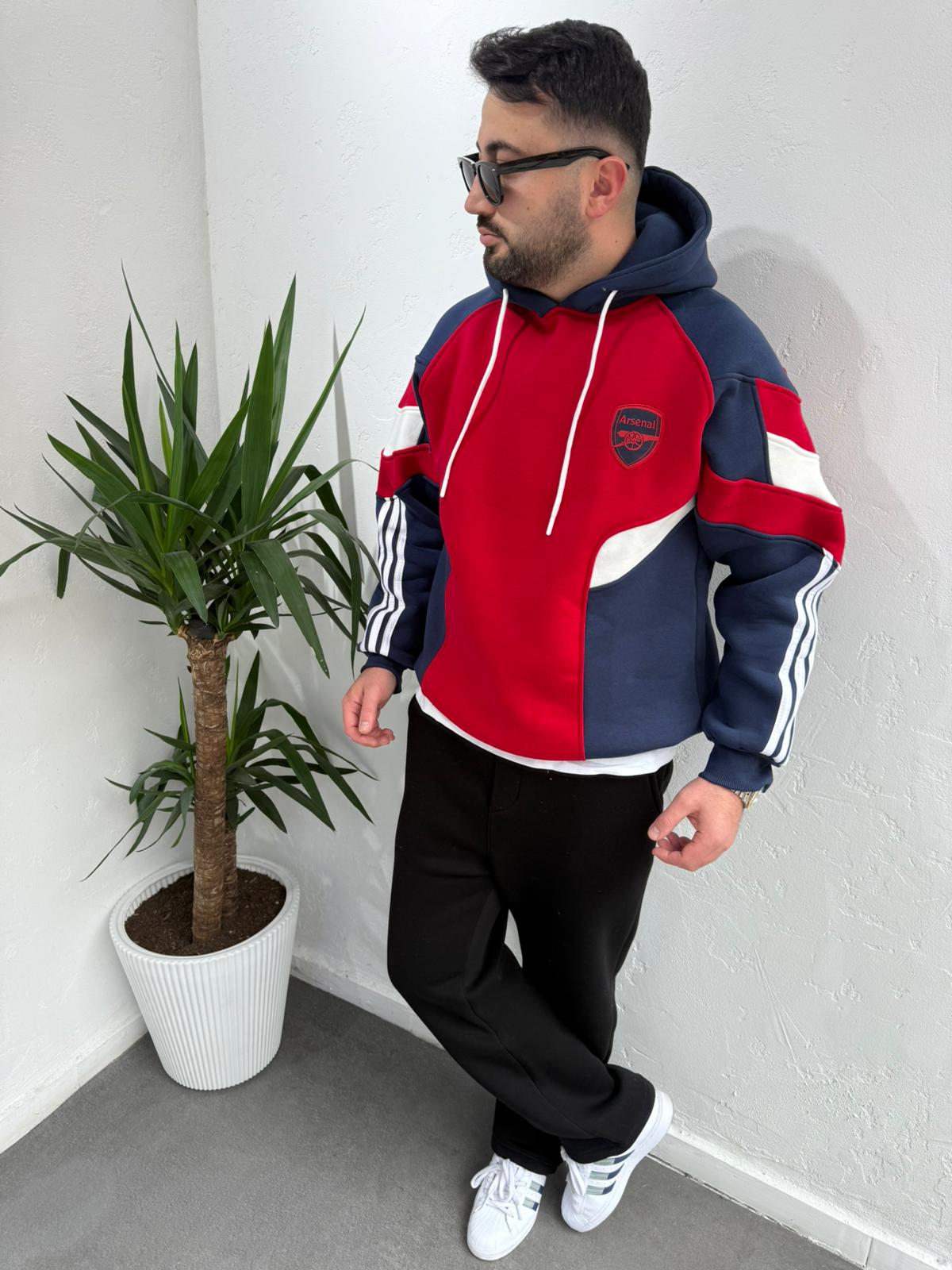 Oversize Arsenal FC Sweat Kırmızı