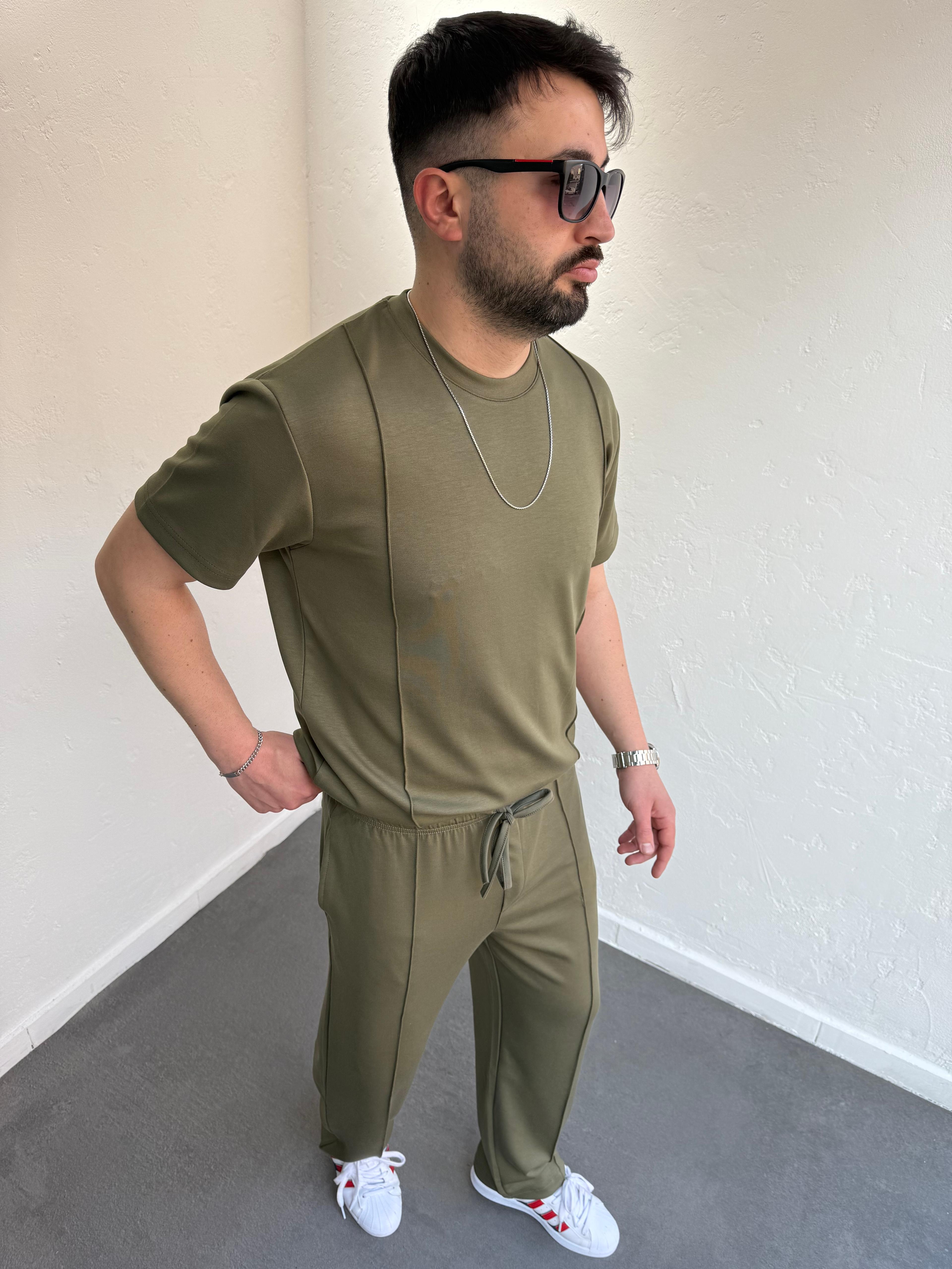 Bluewolf Baggy Eşofman Takımı Haki