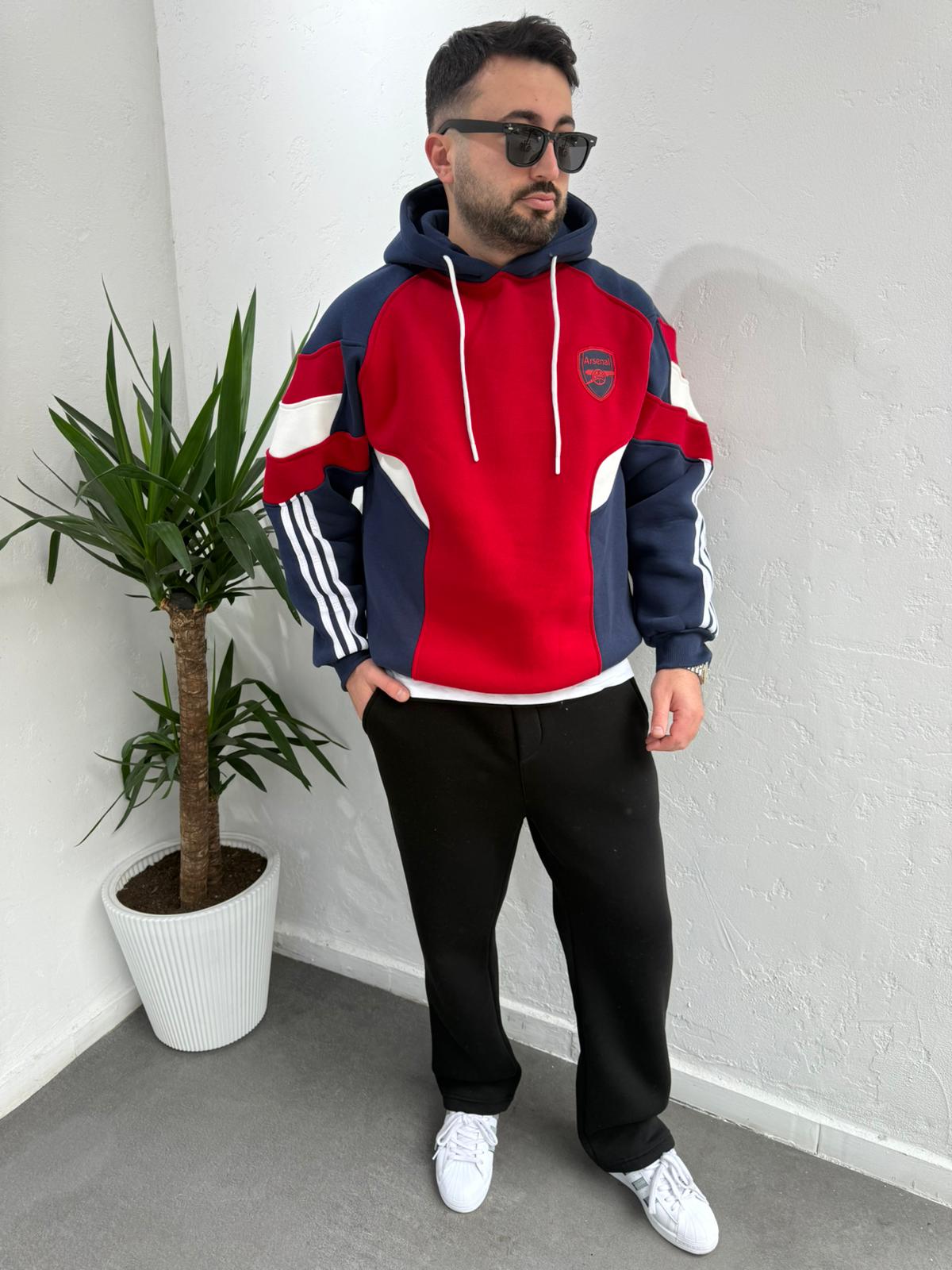 Oversize Arsenal FC Sweat Kırmızı