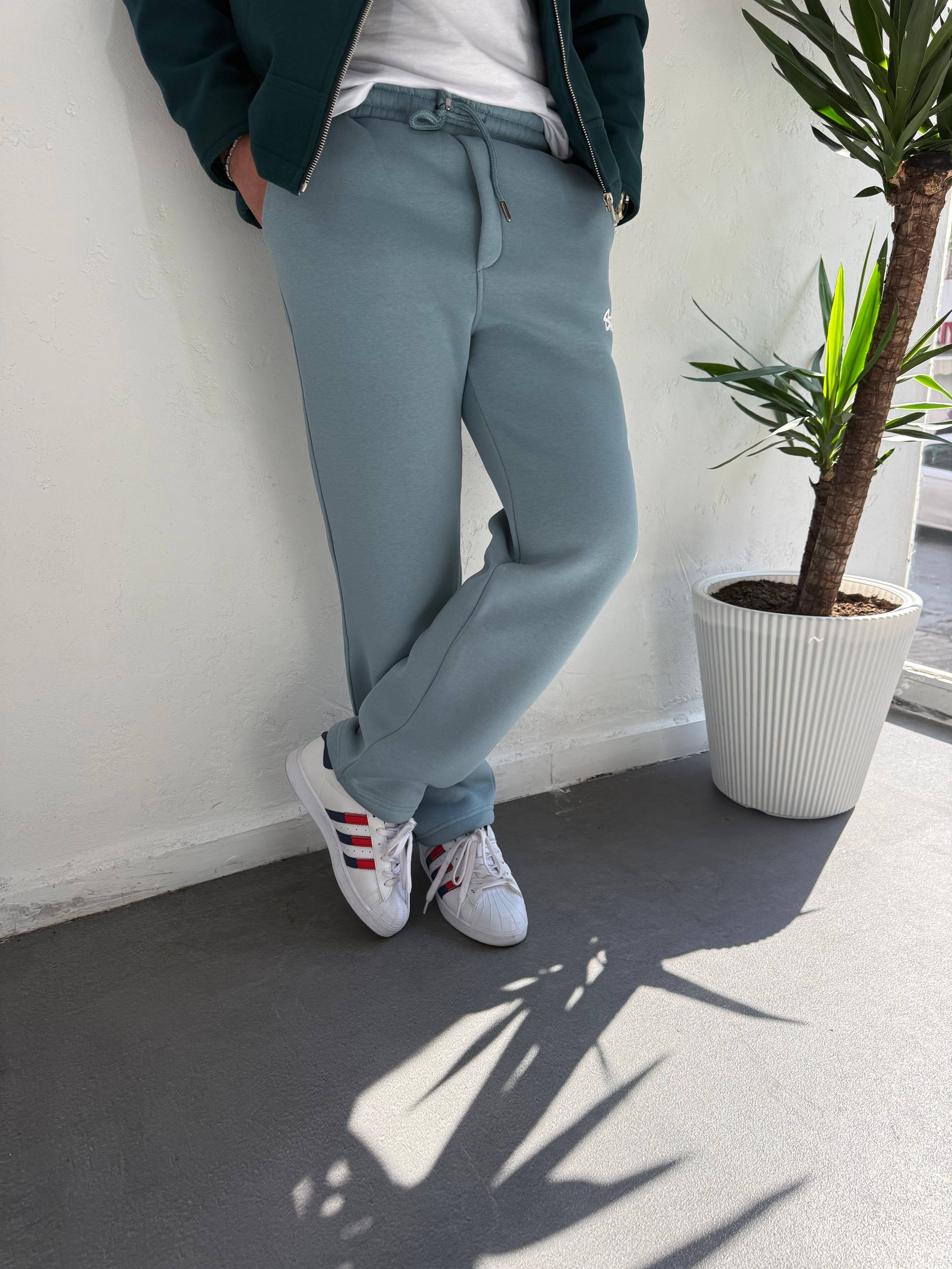 STWD Cotton Eşofman Altı Bebe Mavisi