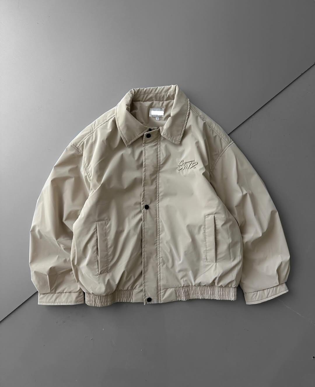 Oversize Baharlık Ceket Krem