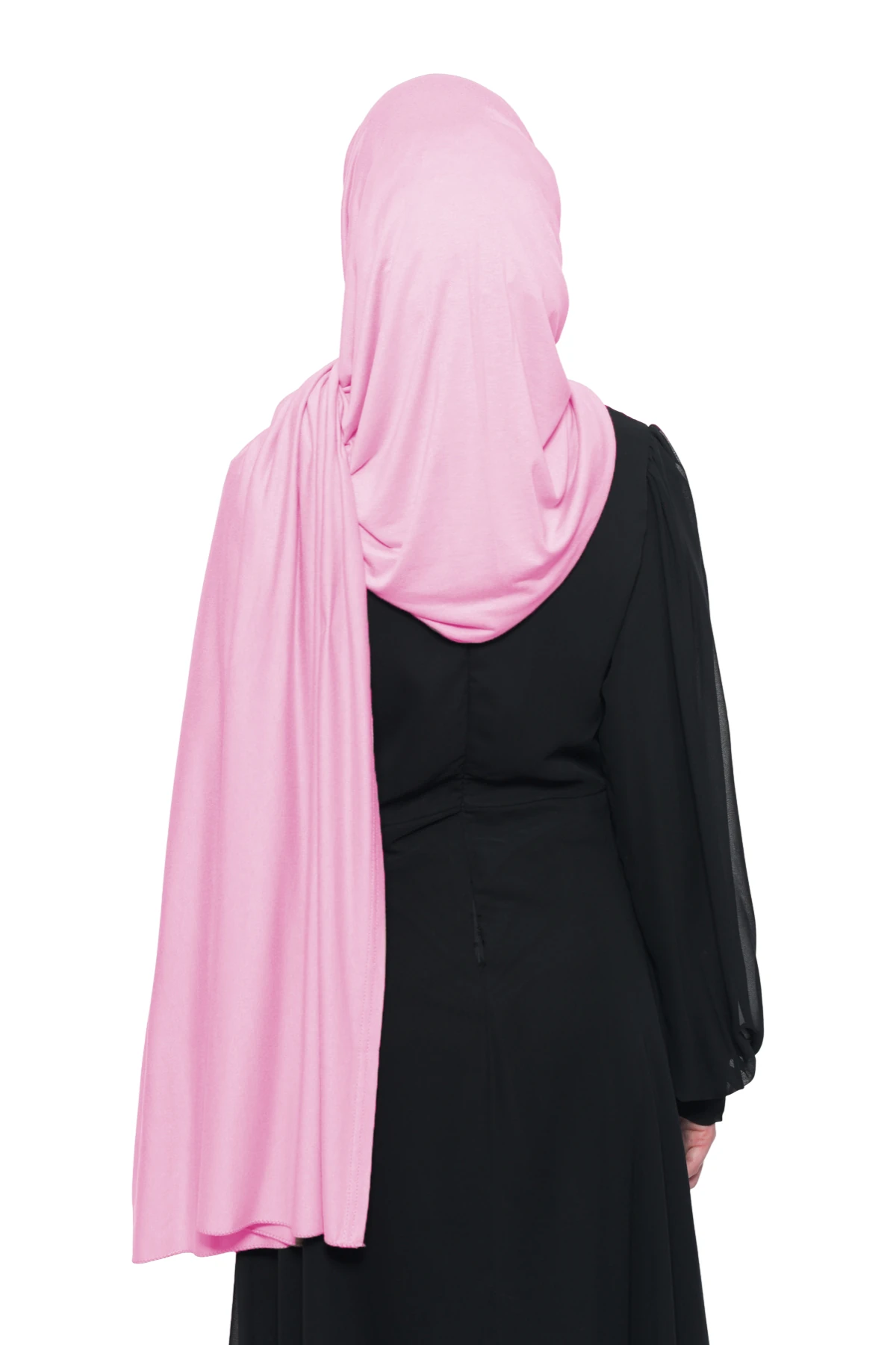 Hazır Pratik Geçmeli Lüks Organik Düz Penye Şal Çapraz Hizalı