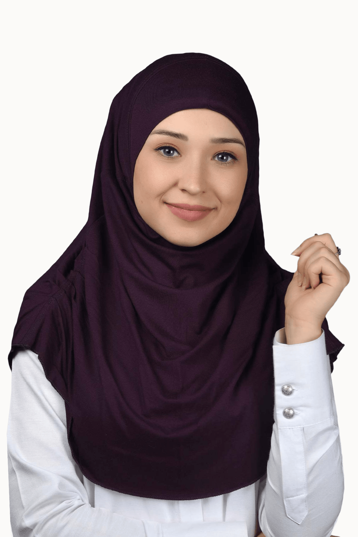 Hazır Türban Büzgülü Pileli Pratik Eşarp Tesettür Hijab - Namaz Örtüsü