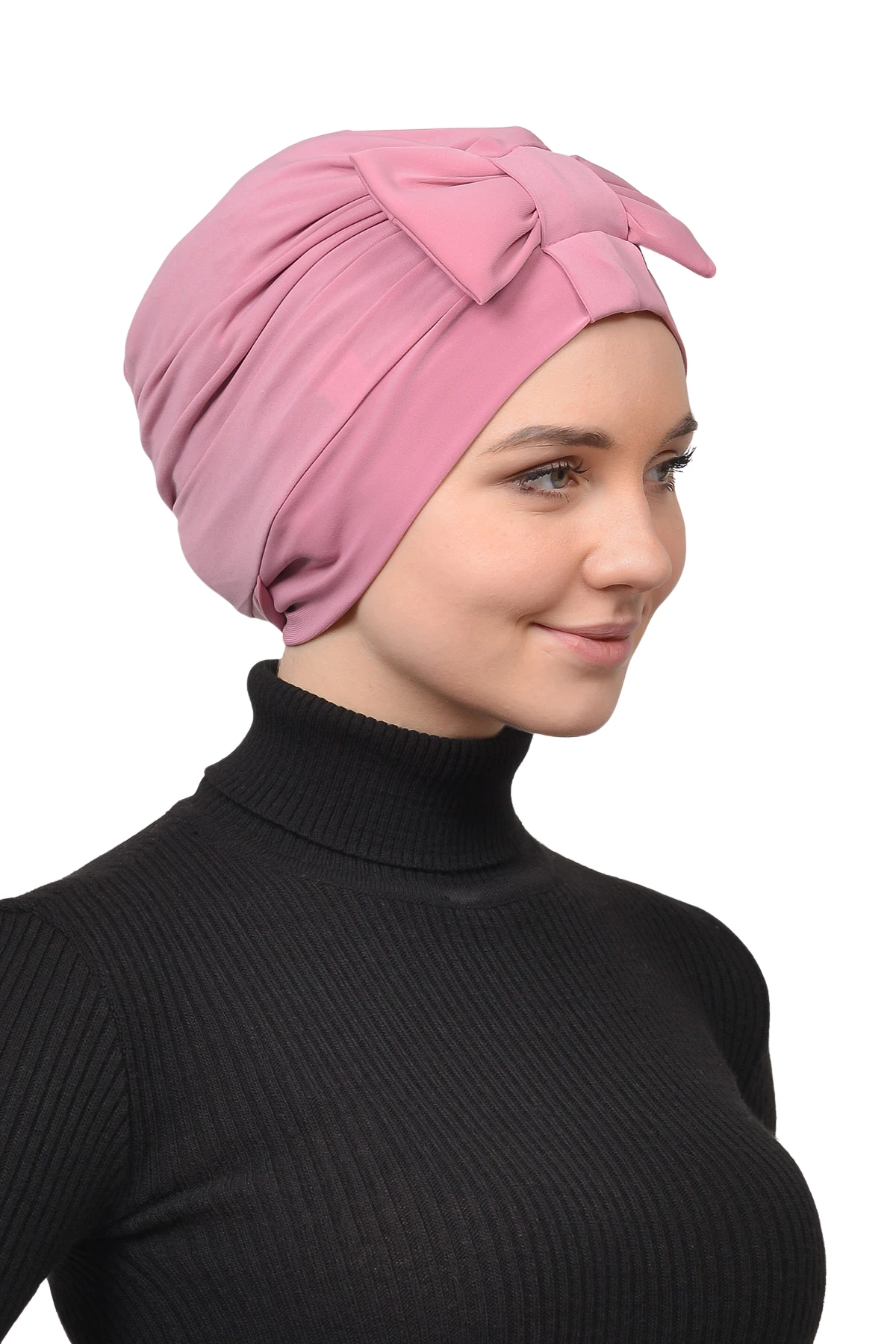 Fiyonklu Çift Yönlü Çapraz Tesettür Bone