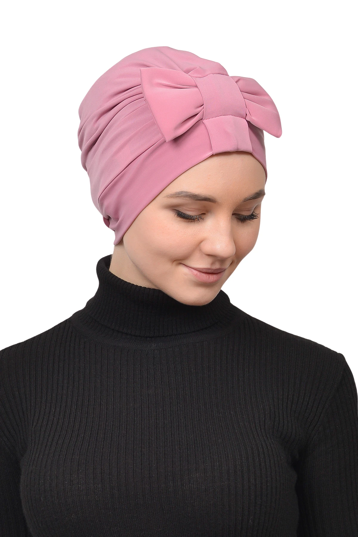 Fiyonklu Çift Yönlü Çapraz Tesettür Bone