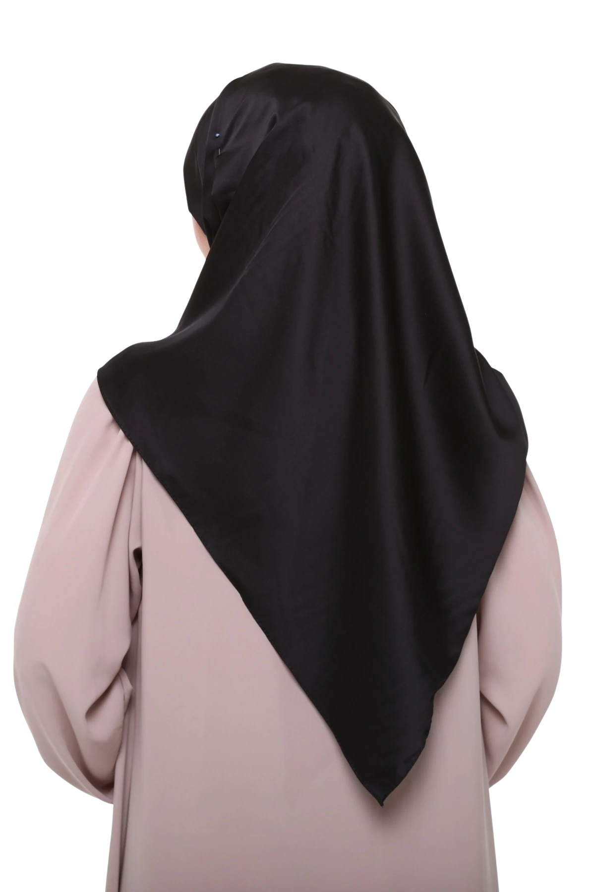 Kadın Düz Krep Saten Parlak Lüks Abiye Şal