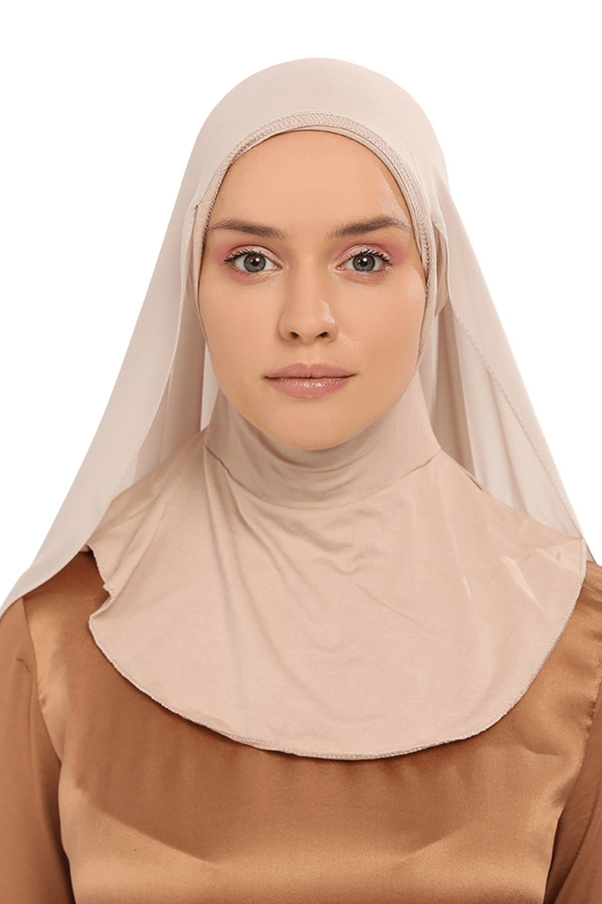 Ready-to-Wear Chiffon Shawl with Bonnet