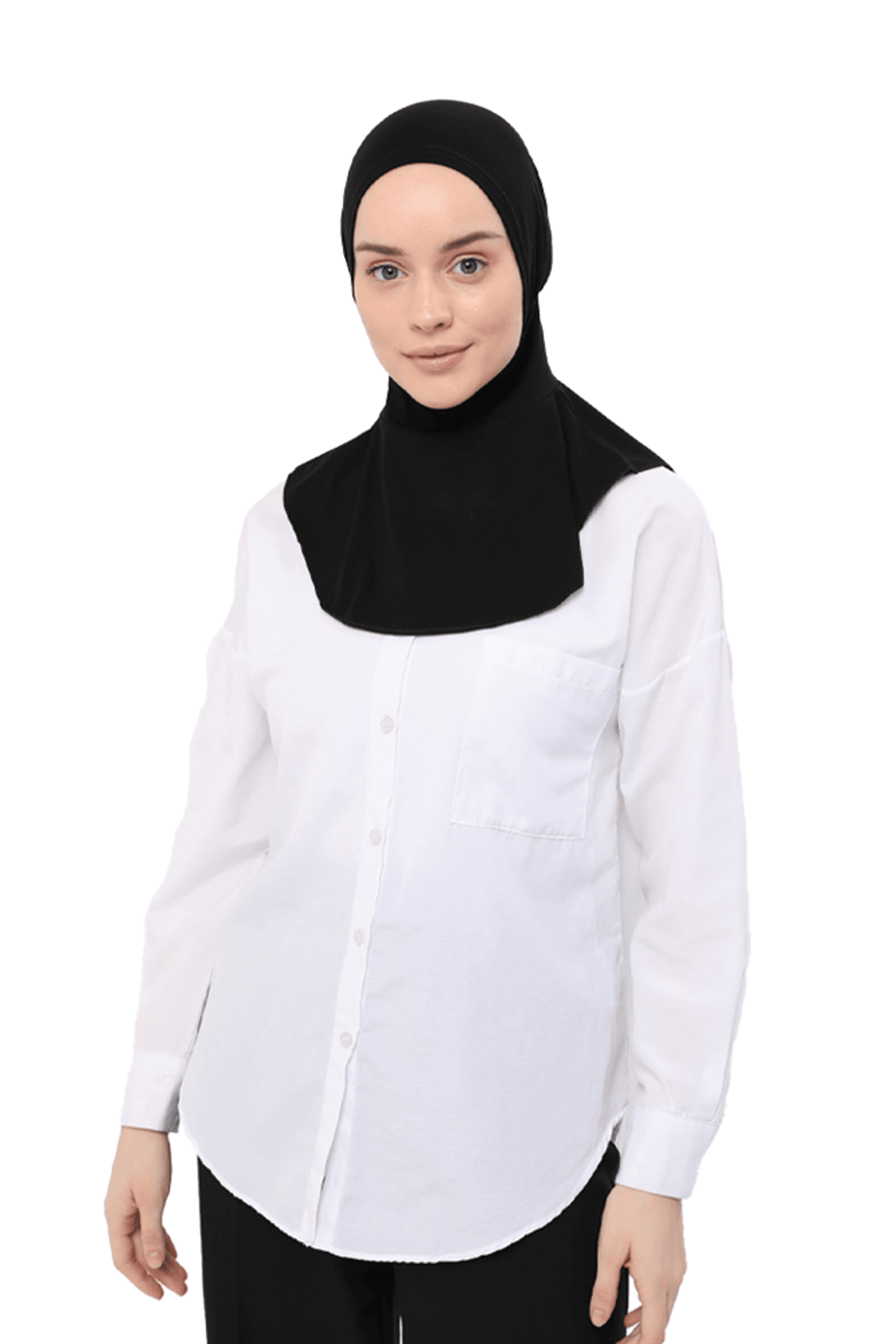 Kadın Tesettür Pratik Boyunluklu Hijab - Sporcu Bone