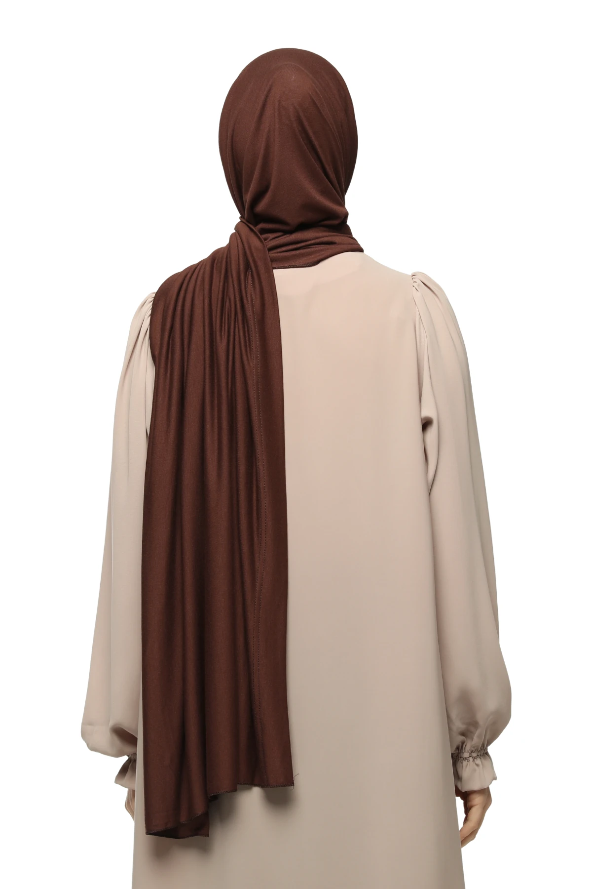 Hazır Pratik Geçmeli Lüks Organik Düz Penye Şal Çapraz Hizalı