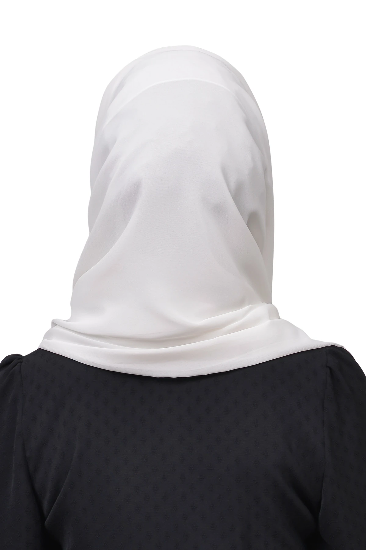 Nervure Beaded Chiffon Shawl - Versatile Wear