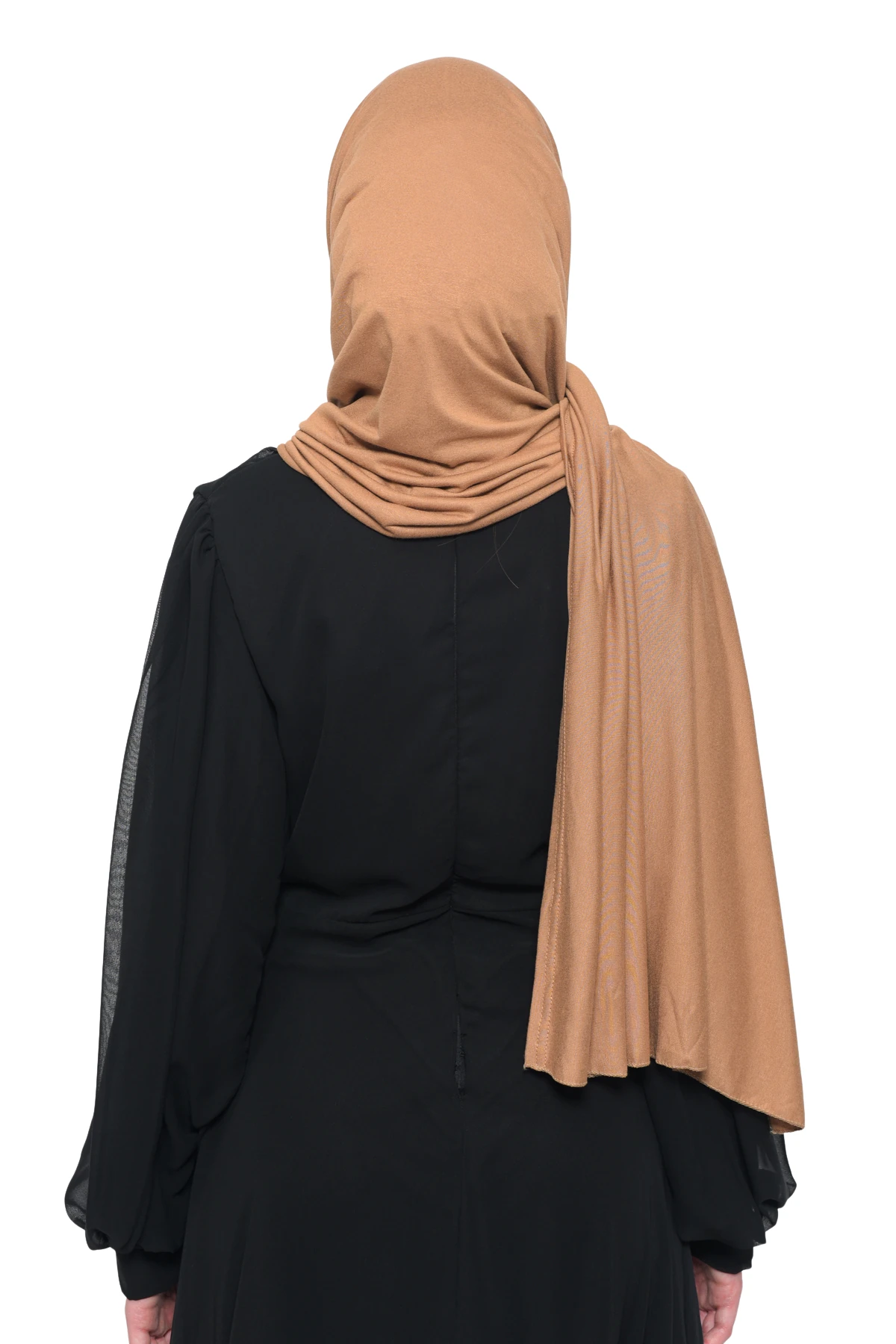 Hazır Pratik Geçmeli Lüks Organik Düz Penye Şal Eşit Hizalı