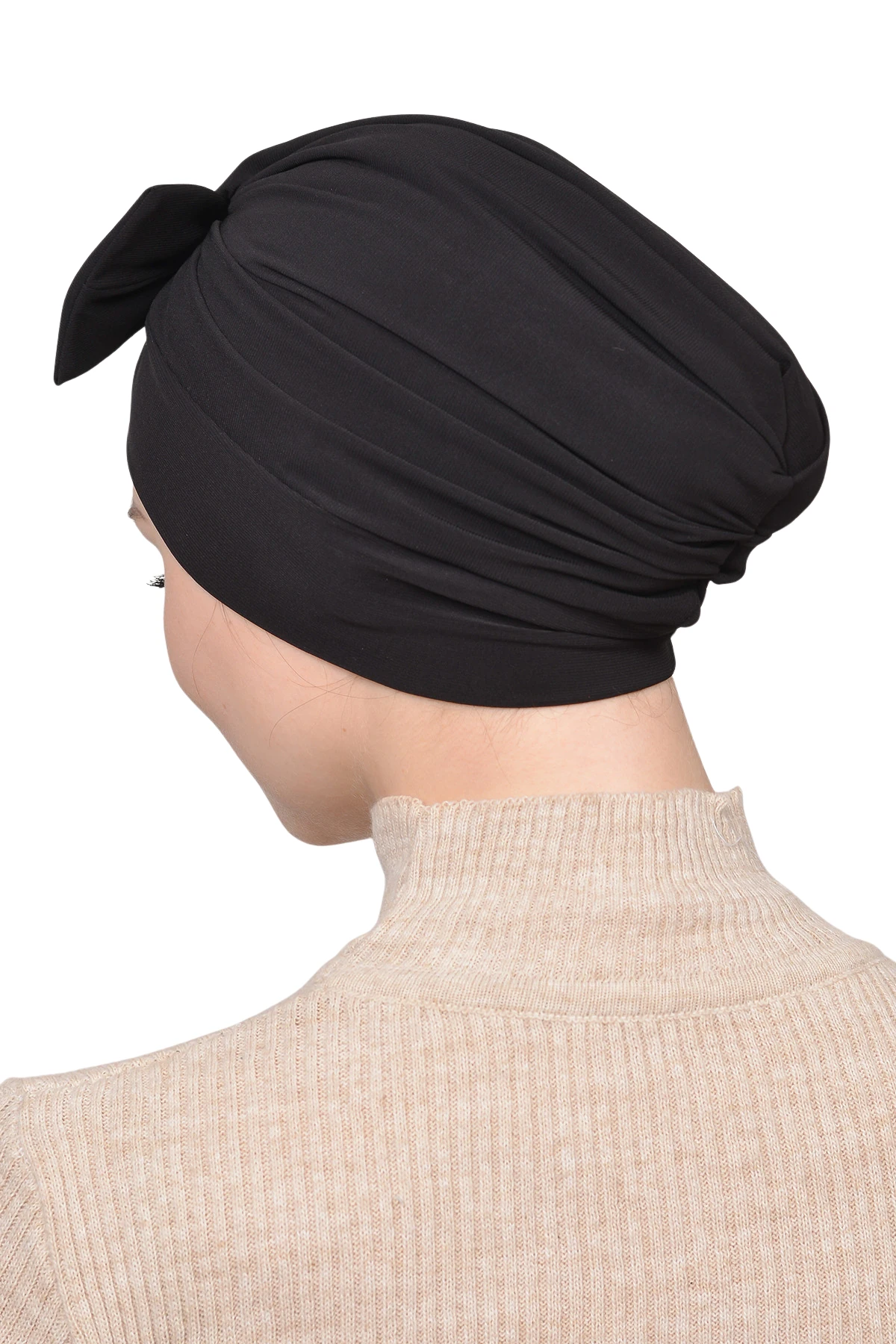 Fiyonklu Çift Yönlü Çapraz Tesettür Bone