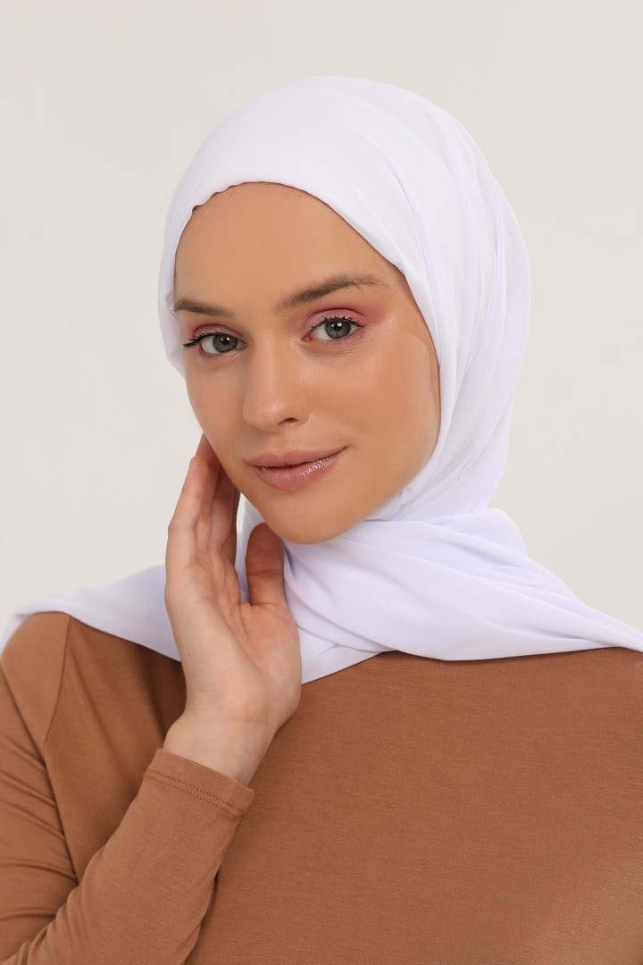 Practical Bonnet and Chiffon Shawl Set