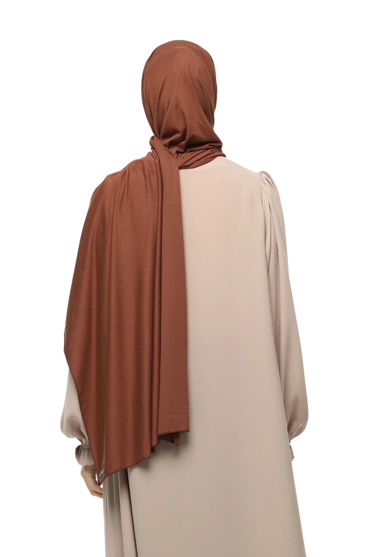 Hazır Pratik Geçmeli Lüks Organik Düz Penye Şal Çapraz Hizalı