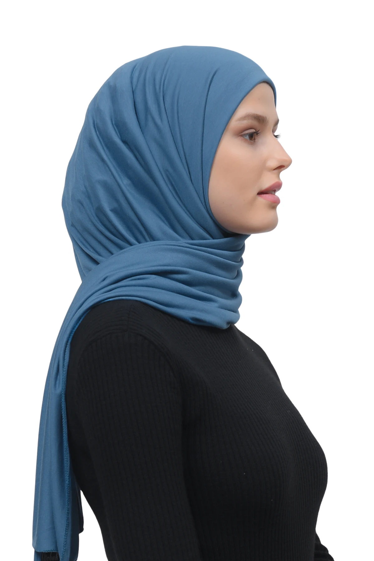 Tesettür Penye Şal Düz