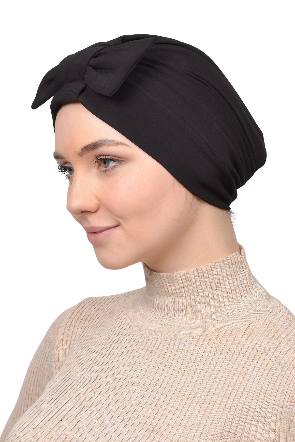 Fiyonklu Çift Yönlü Çapraz Tesettür Bone