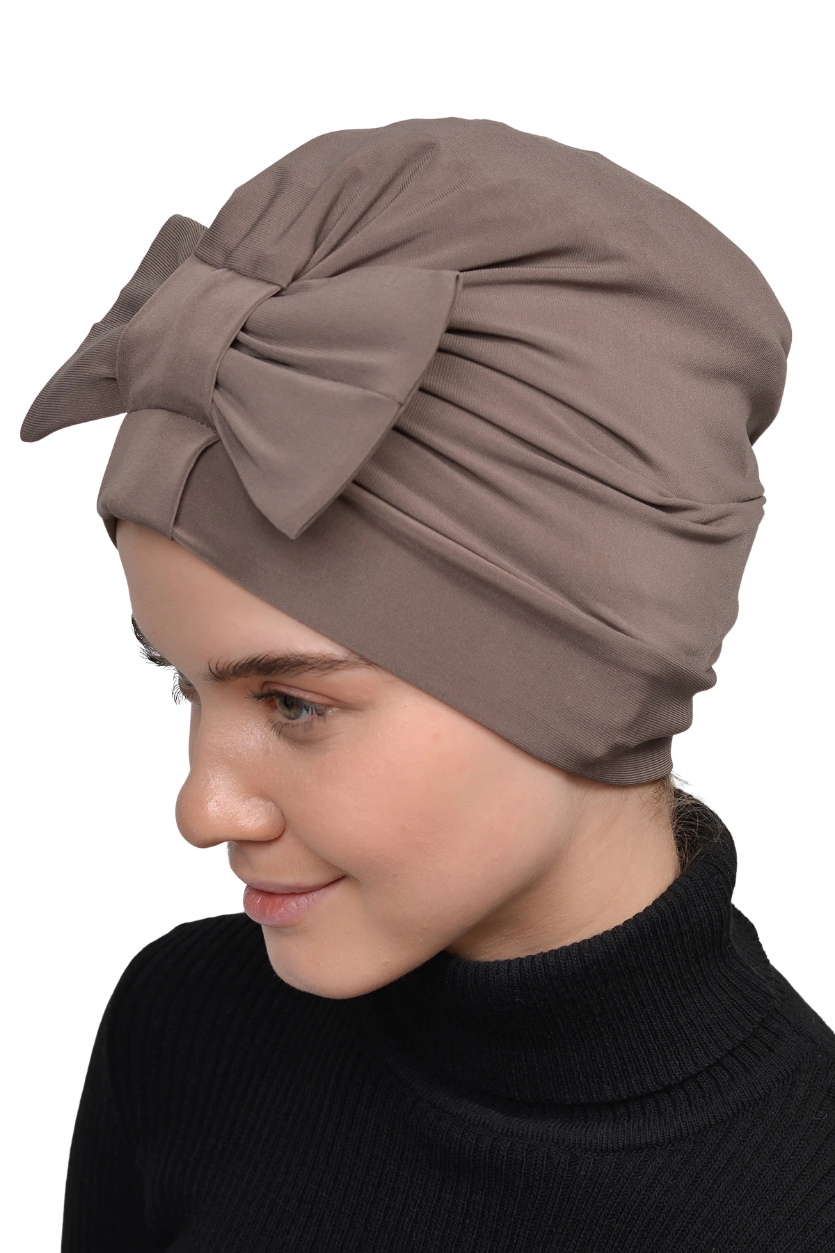 Fiyonklu Çift Yönlü Çapraz Tesettür Bone