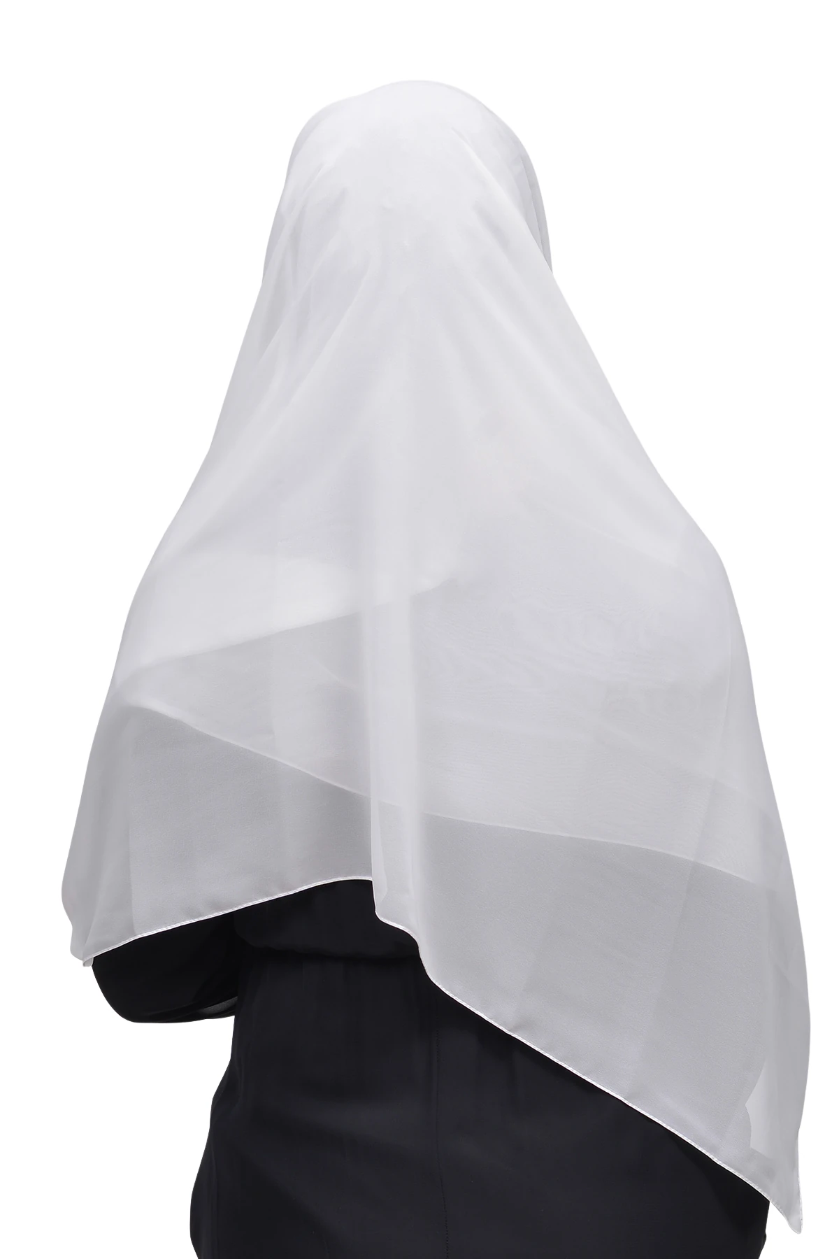 Hazır Pratik Taşlı Malezya Tesettür Şifon Şal