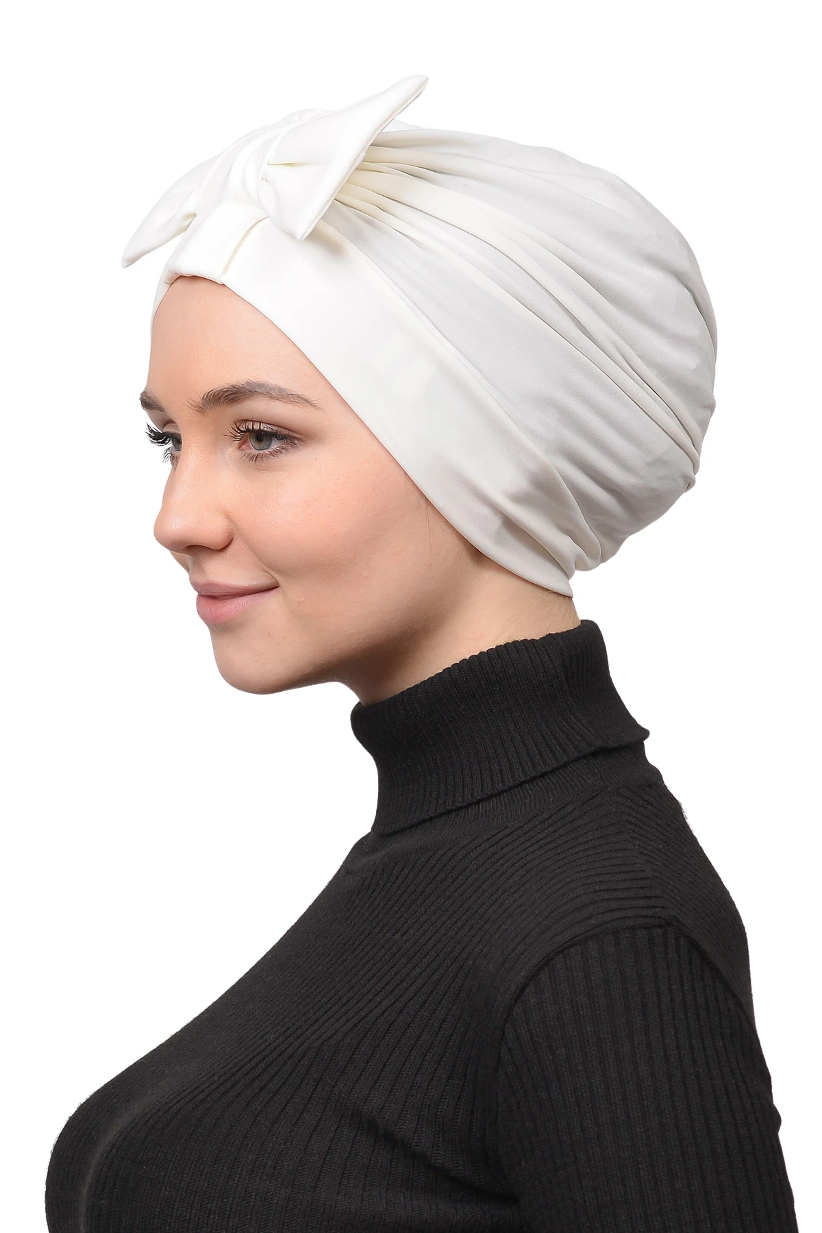 Fiyonklu Çift Yönlü Çapraz Tesettür Bone