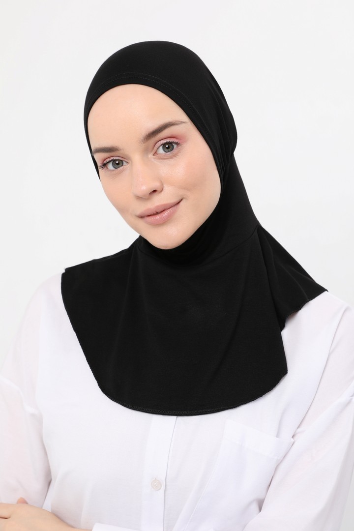 Kadın Tesettür Pratik Boyunluklu Hijab - Sporcu Bone