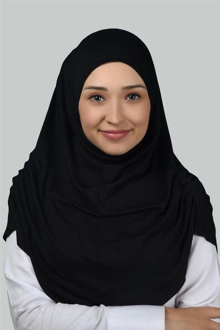 Instant Hijab Pleated Practical Scarf - Prayer Hijab 