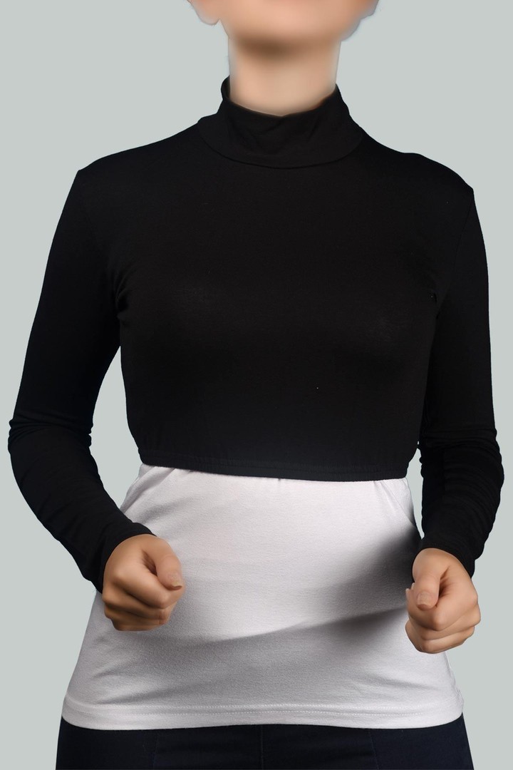 Long Sleeve Turtleneck Top