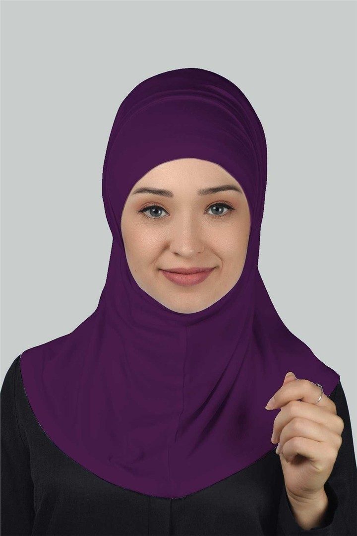 İkili Set Pratik Eşarp Hazır Türban ve Hijab Tesettür Bonesi