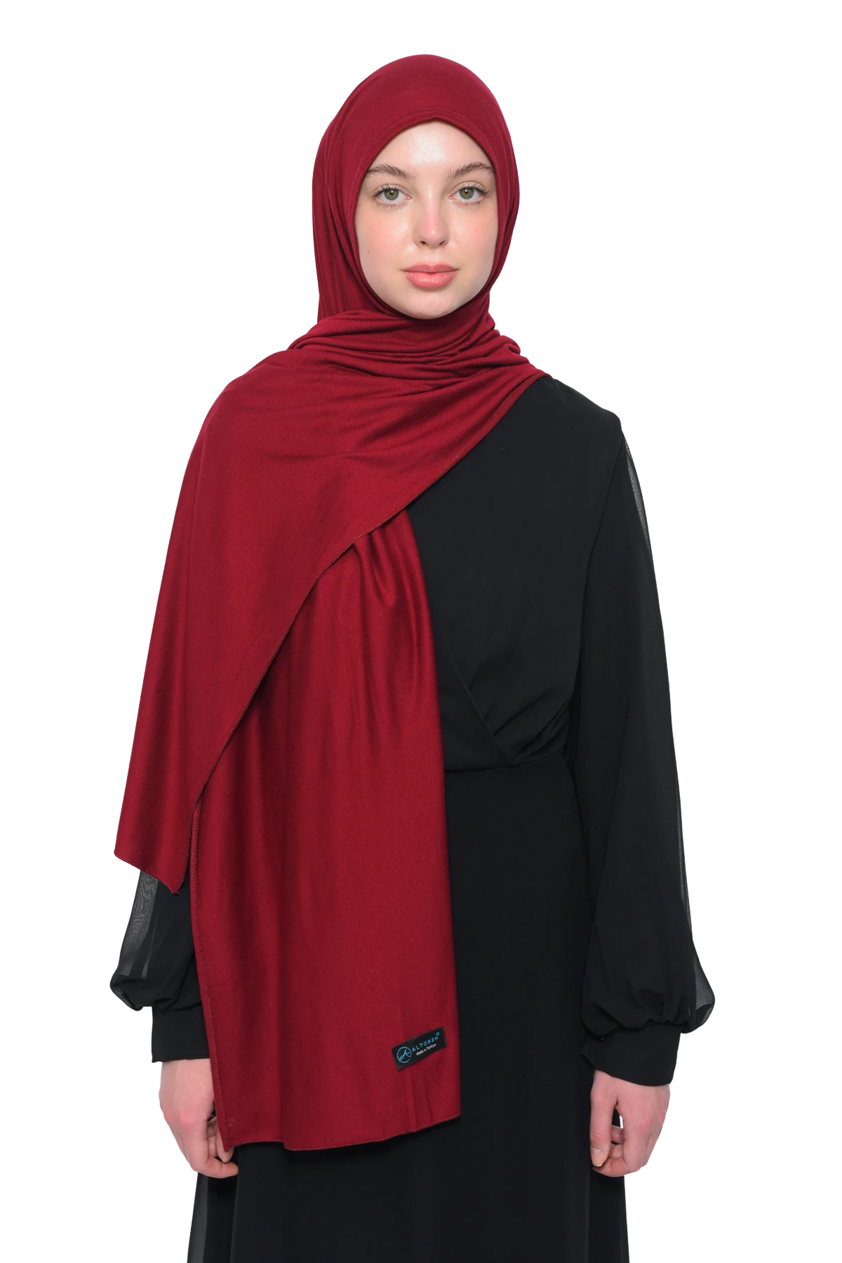 Hazır Pratik Geçmeli Lüks Organik Düz Penye Şal Eşit Hizalı