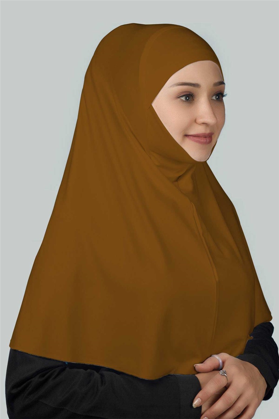 Practical Hijab Scarf with Niqab - Windsor Tan