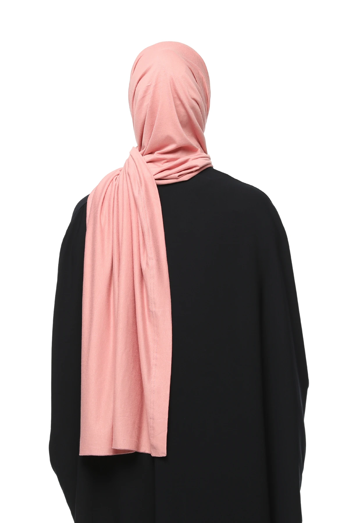 Hazır Pratik Geçmeli Lüks Organik Düz Penye Şal Çapraz Hizalı